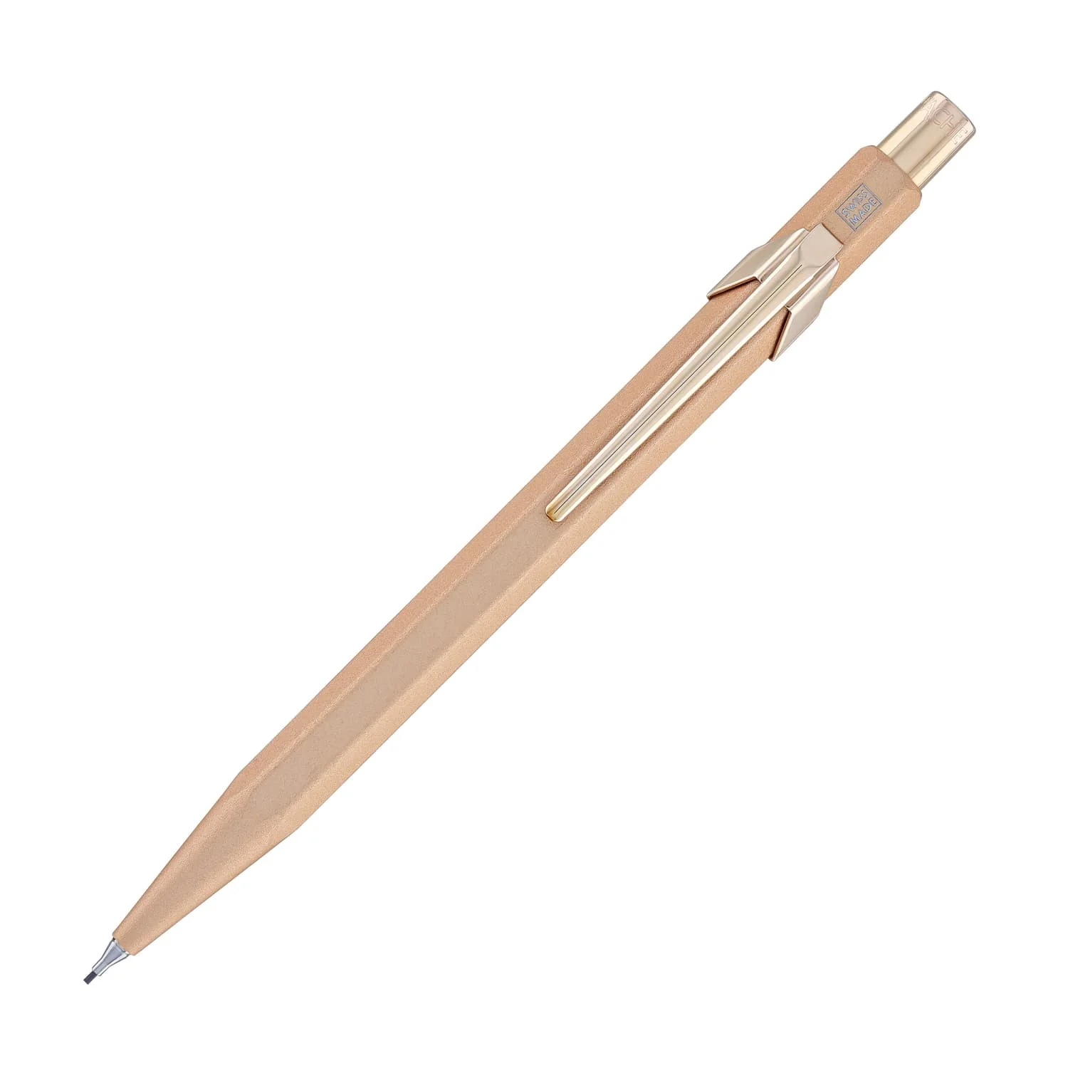 Caran d'Ache Metal Mechanical Pencil in Brut Rose