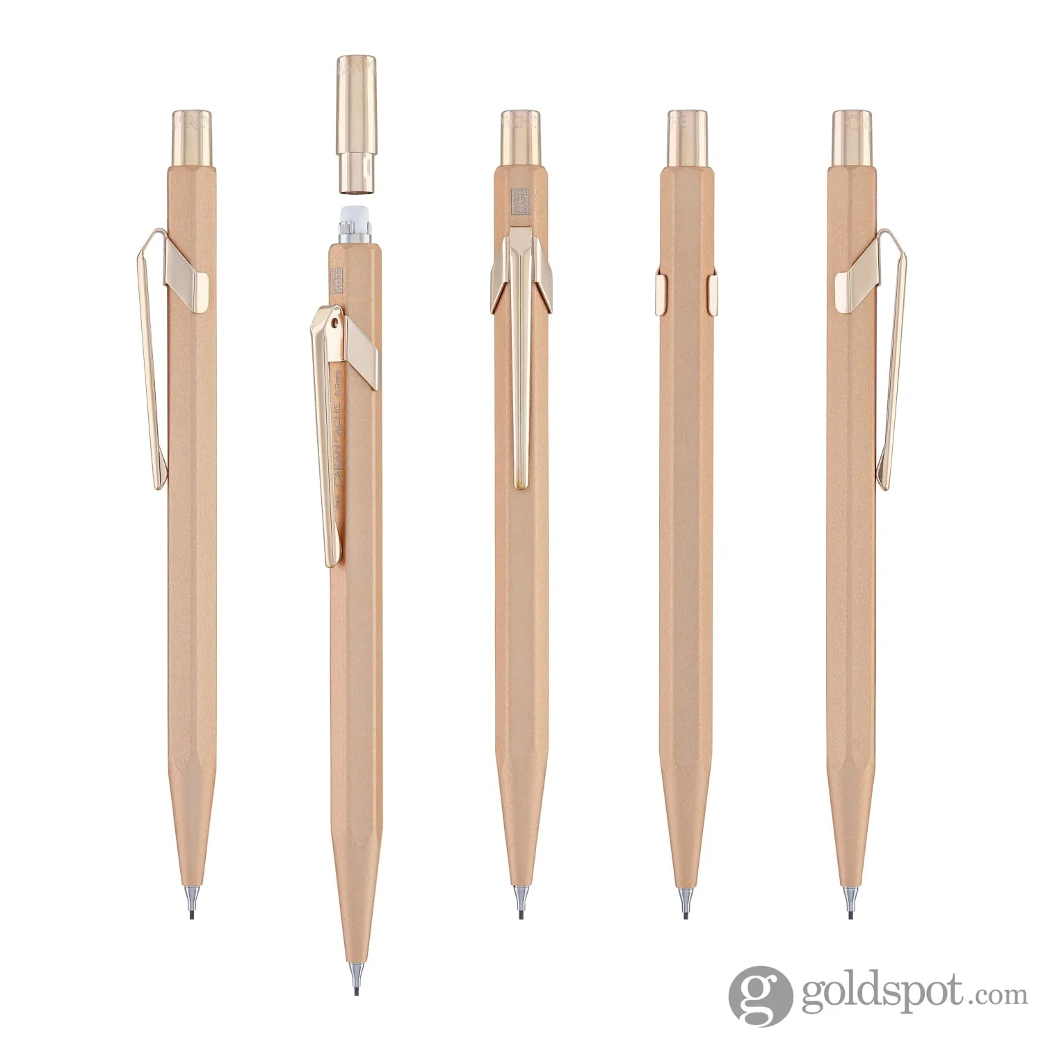 Caran d'Ache Metal Mechanical Pencil in Brut Rose - Image 5