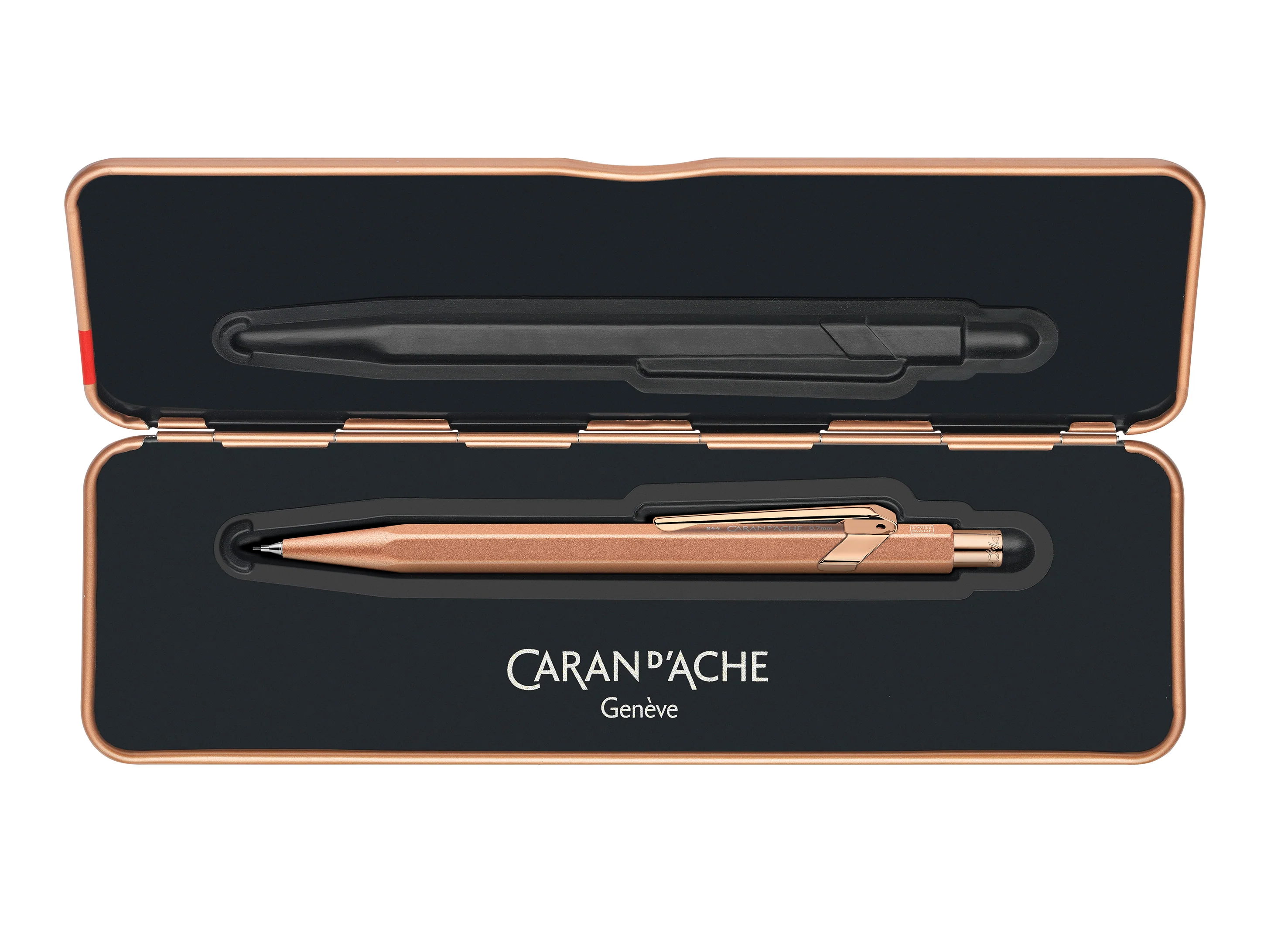 Caran d'Ache Metal Mechanical Pencil in Brut Rose - Image 6
