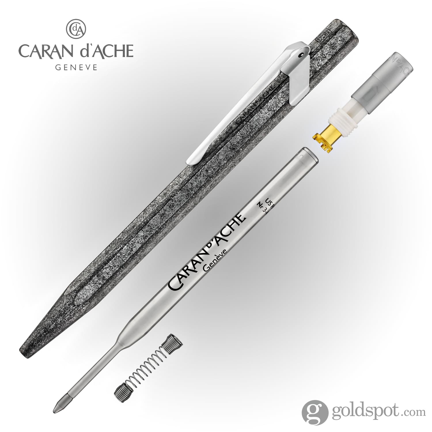 Caran d'Ache 849 Metal Ballpoint Pen in Original - Image 6