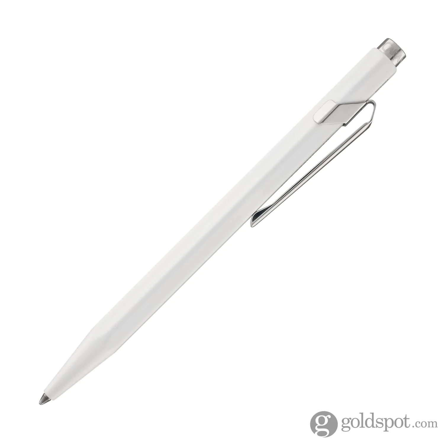 Caran d'Ache 849 Metal Ballpoint Pen in White - Image 5