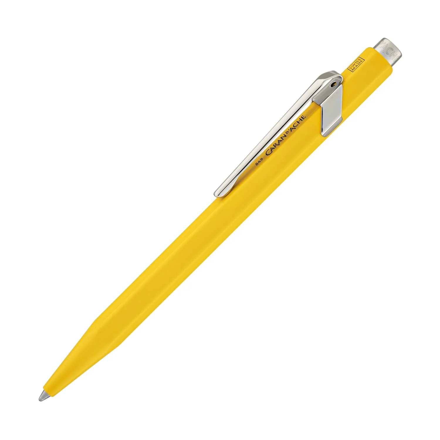 Caran d'Ache 849 Metal Ballpoint Pen in Yellow