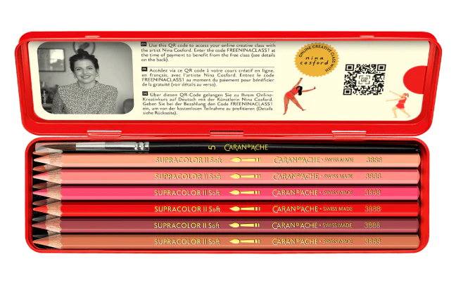Caran d'Ache Nina Cosford Creative Set - 13 Piece Set - Image 2
