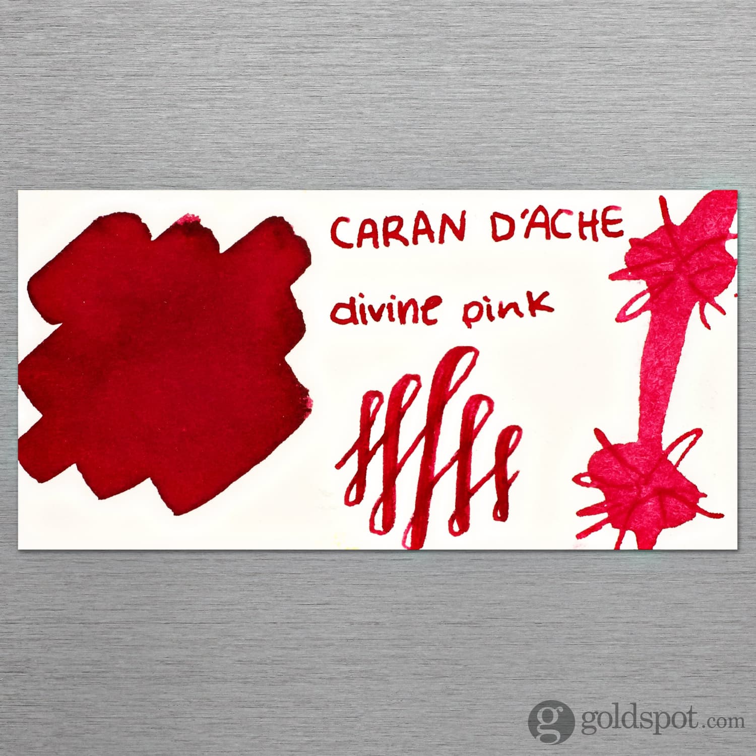Caran d'Ache Chromatics Bottled Ink in Divine Pink - 50 mL - Image 2