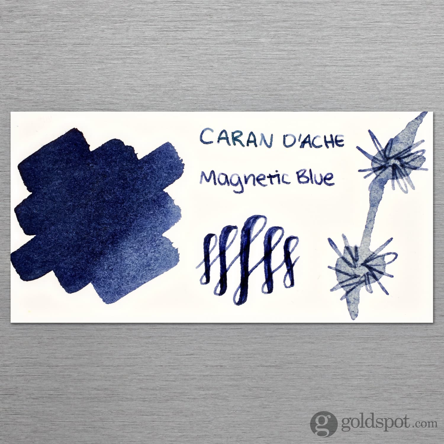 Caran d'Ache Chromatics Bottled Ink in Magnetic Blue - 50 mL - Image 2