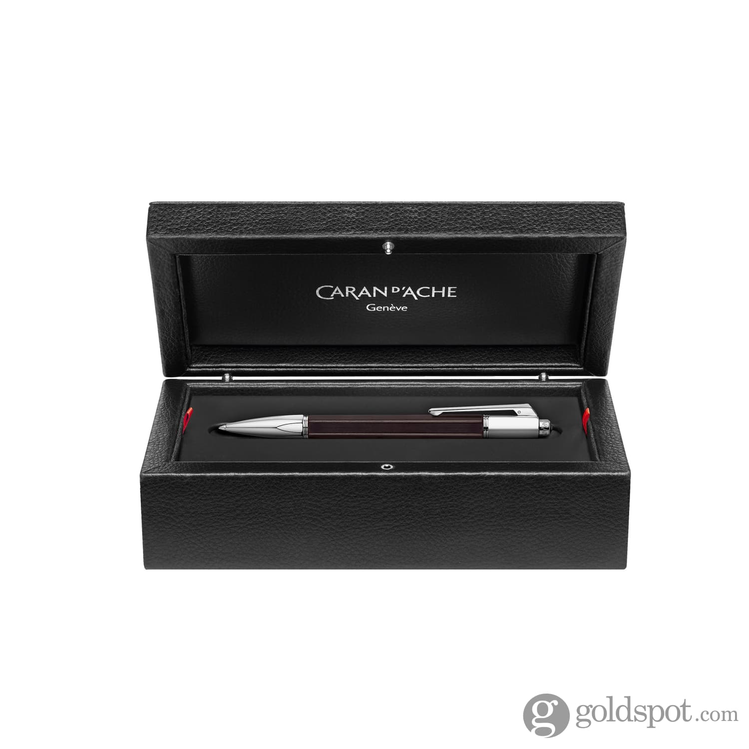 Caran d'Ache Varius Ebony Ballpoint Pen with Silver Plated and Rhodium Coated - Image 7