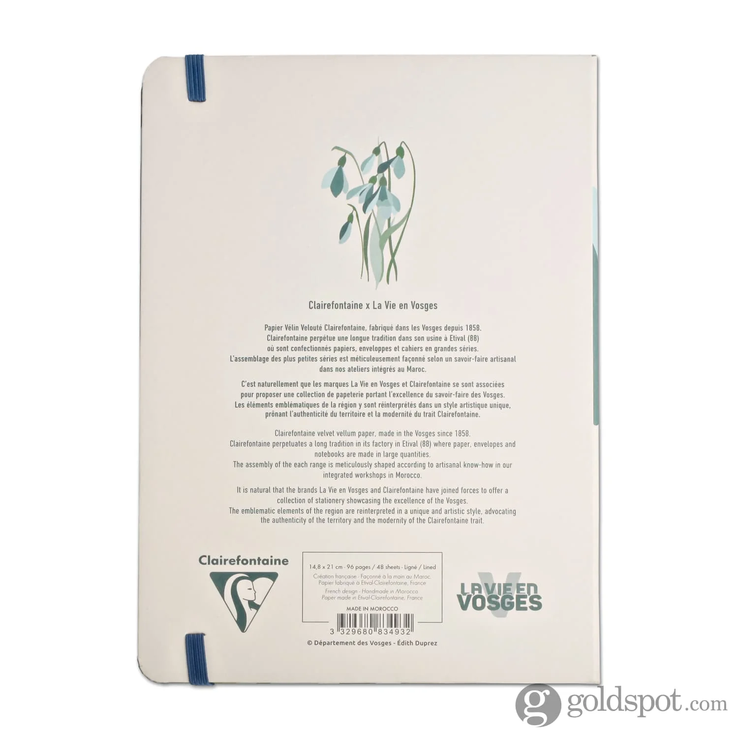 Clairefontaine La Vie en Vosges Hardcover Notebook A5 Lined in Assorted Designs - Image 2