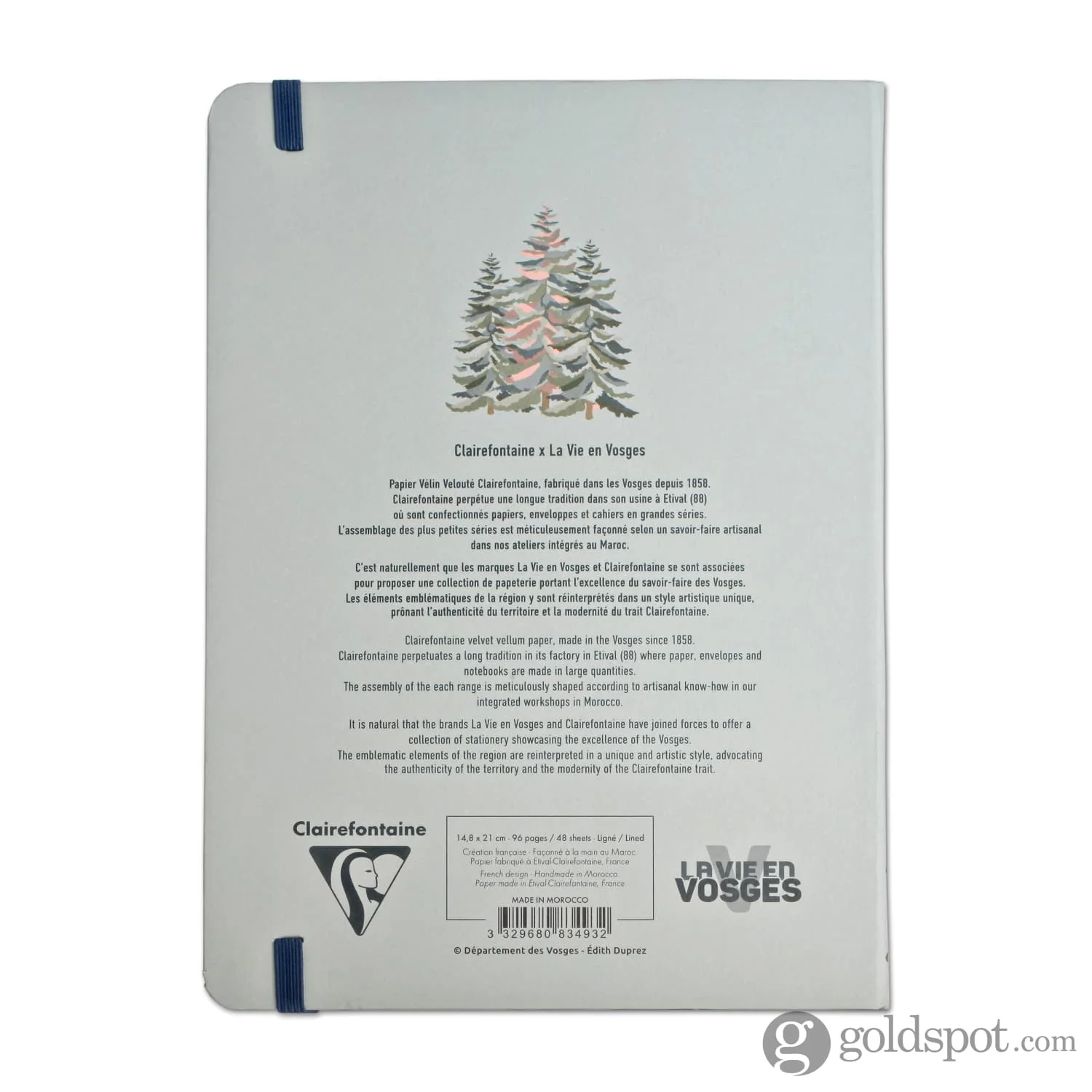 Clairefontaine La Vie en Vosges Hardcover Notebook A5 Lined in Assorted Designs - Image 4