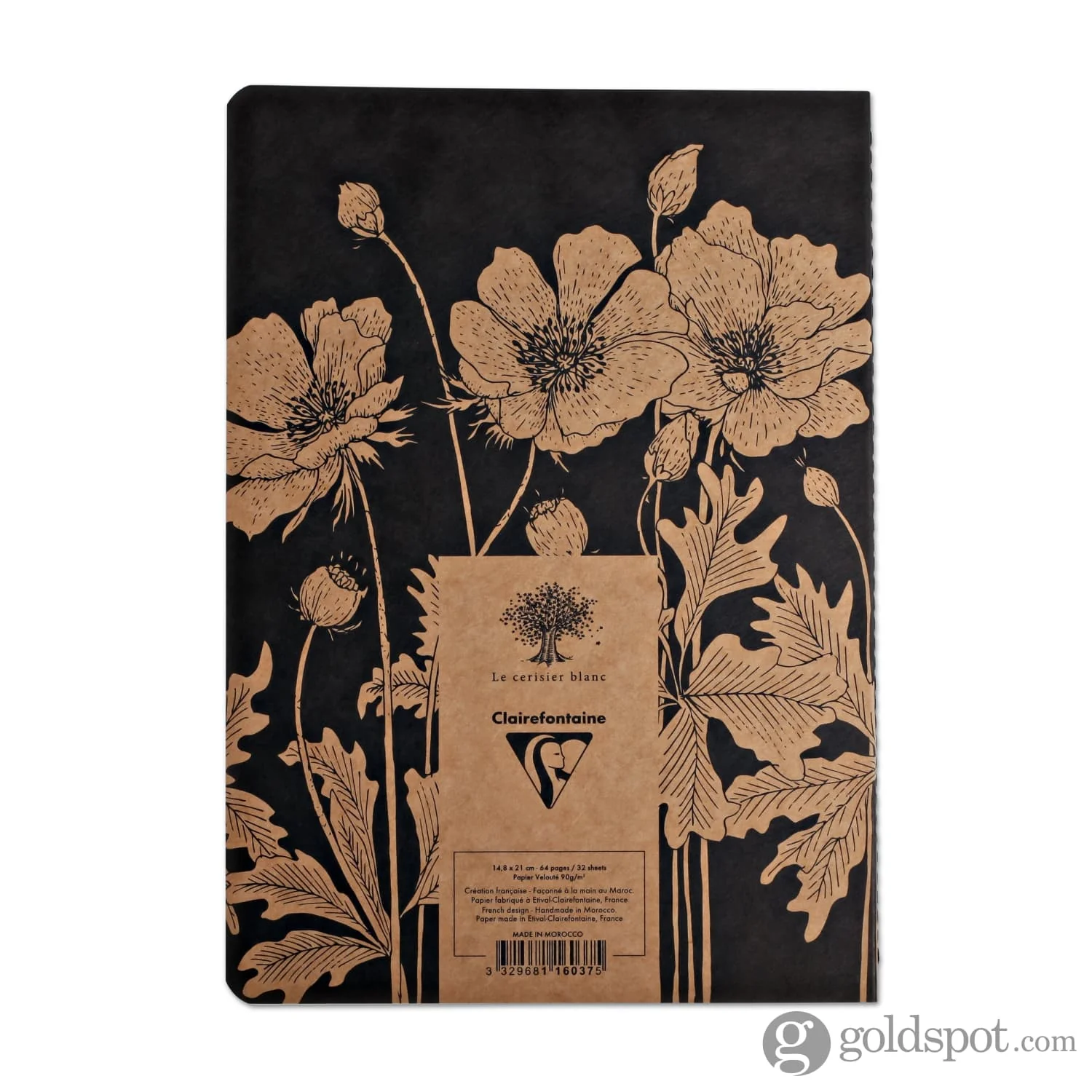 Clairefontaine Le Cerisier Blanc Staplebound Notebook A5 Lined in Assorted Designs - Image 6