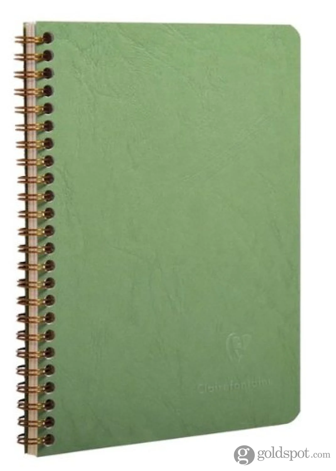 Clairefontaine Wirebound Basics Ruled Notebook in Green - Image 2
