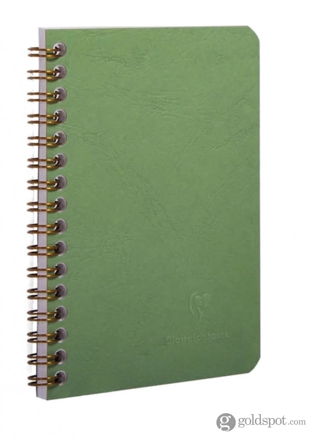 Clairefontaine Wirebound Basics Ruled Notebook in Green - Image 3