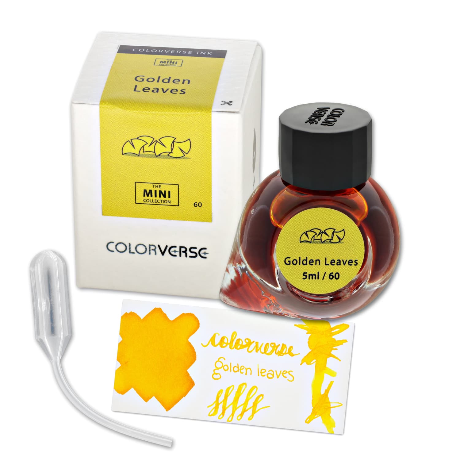 Colorverse Earth Edition Mini Bottled Ink in Golden Leaves - 5mL