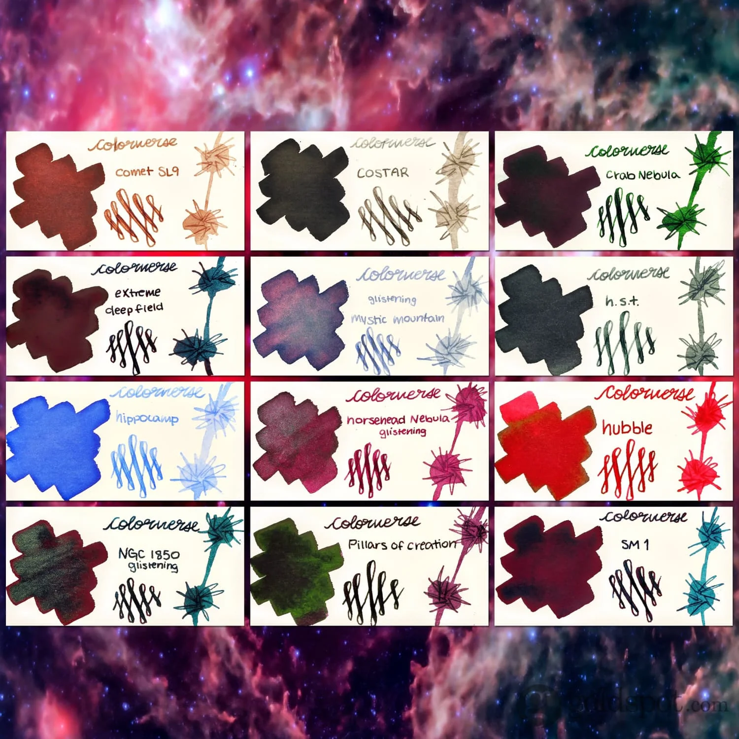 Colorverse Eye on the Universe Bottled Ink in SM 1 and Costar - 2 Bottle Set (65ml+15ml) - Image 5