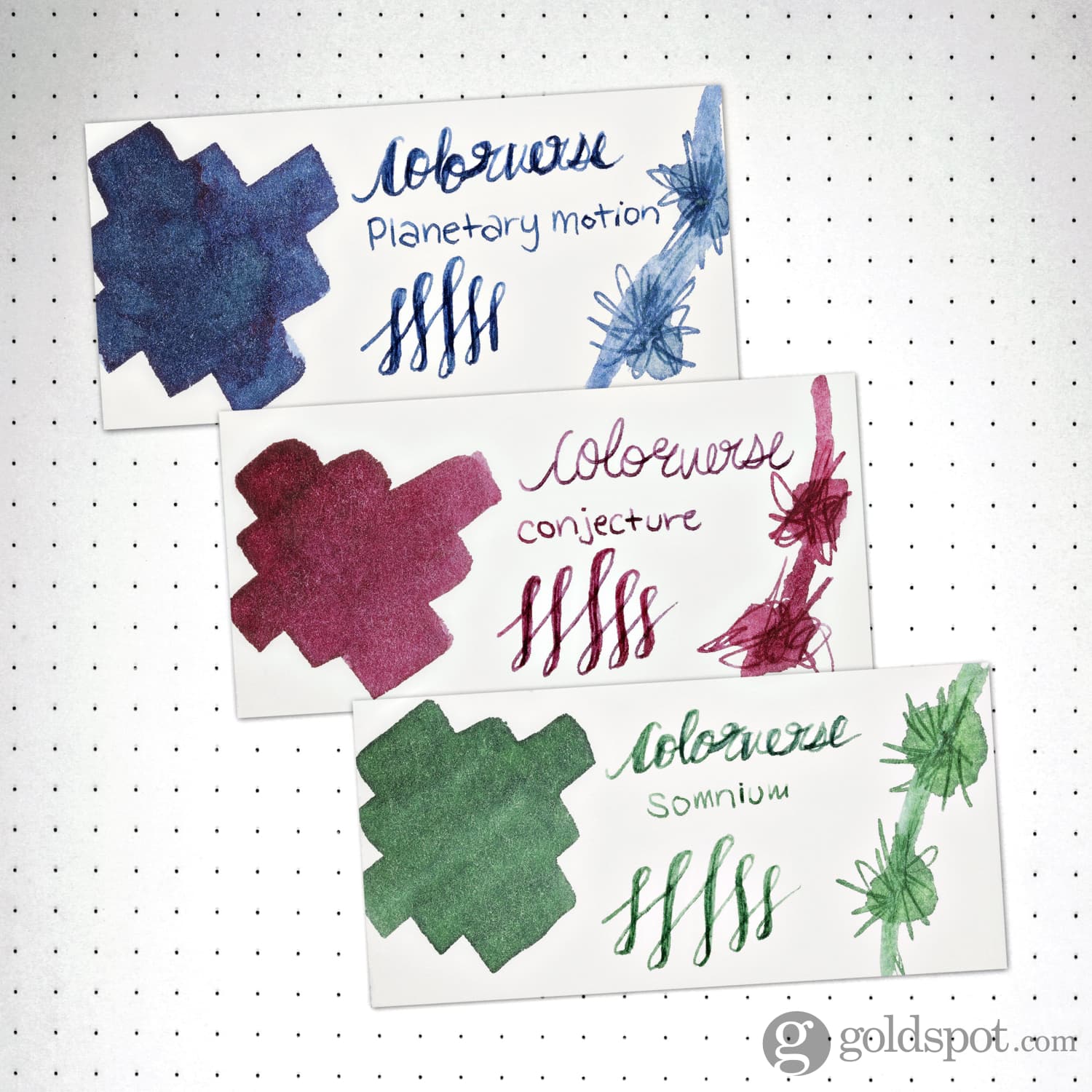 Colorverse Johannes Kepler Mini 3 Bottled Ink Set - 5mL - Image 5