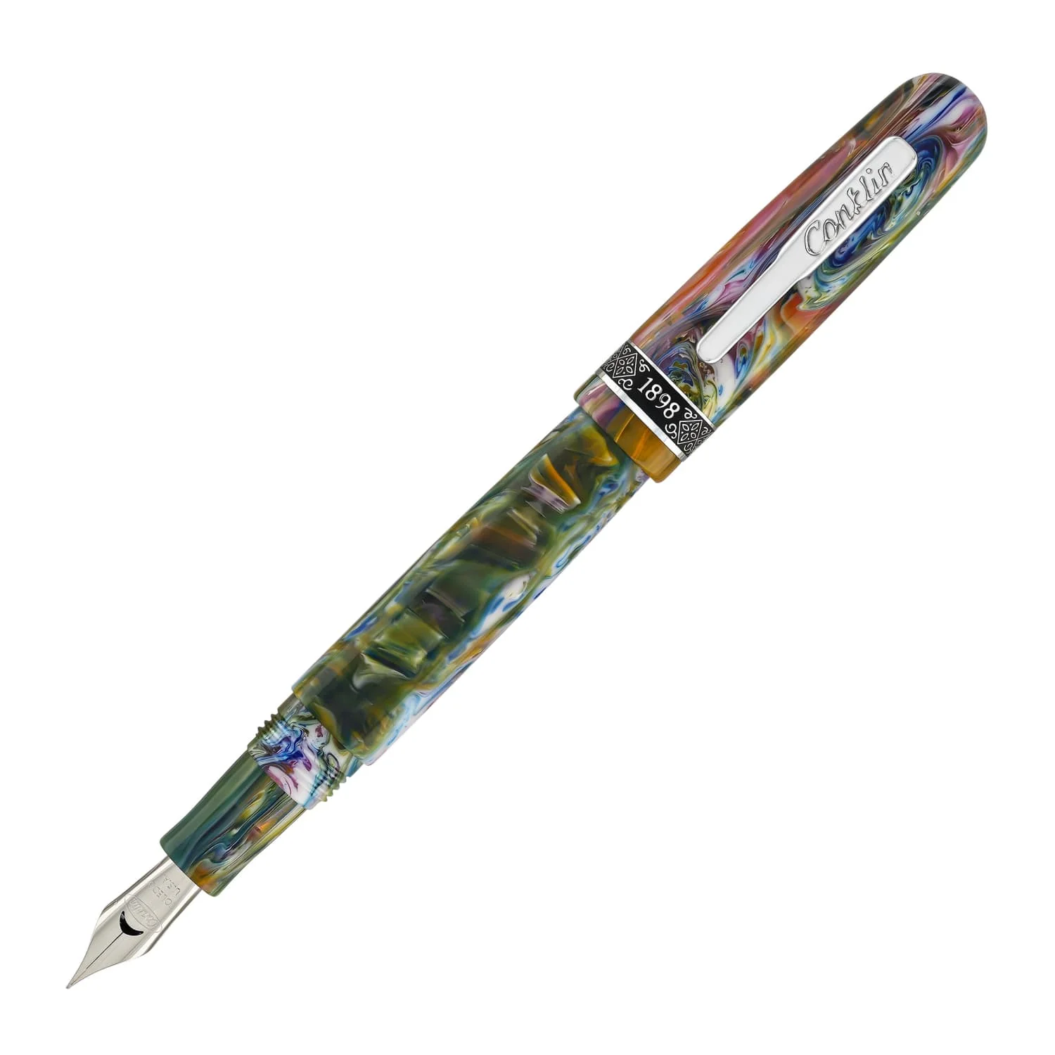 Conklin 1898 Fountain Pen in Misto Green