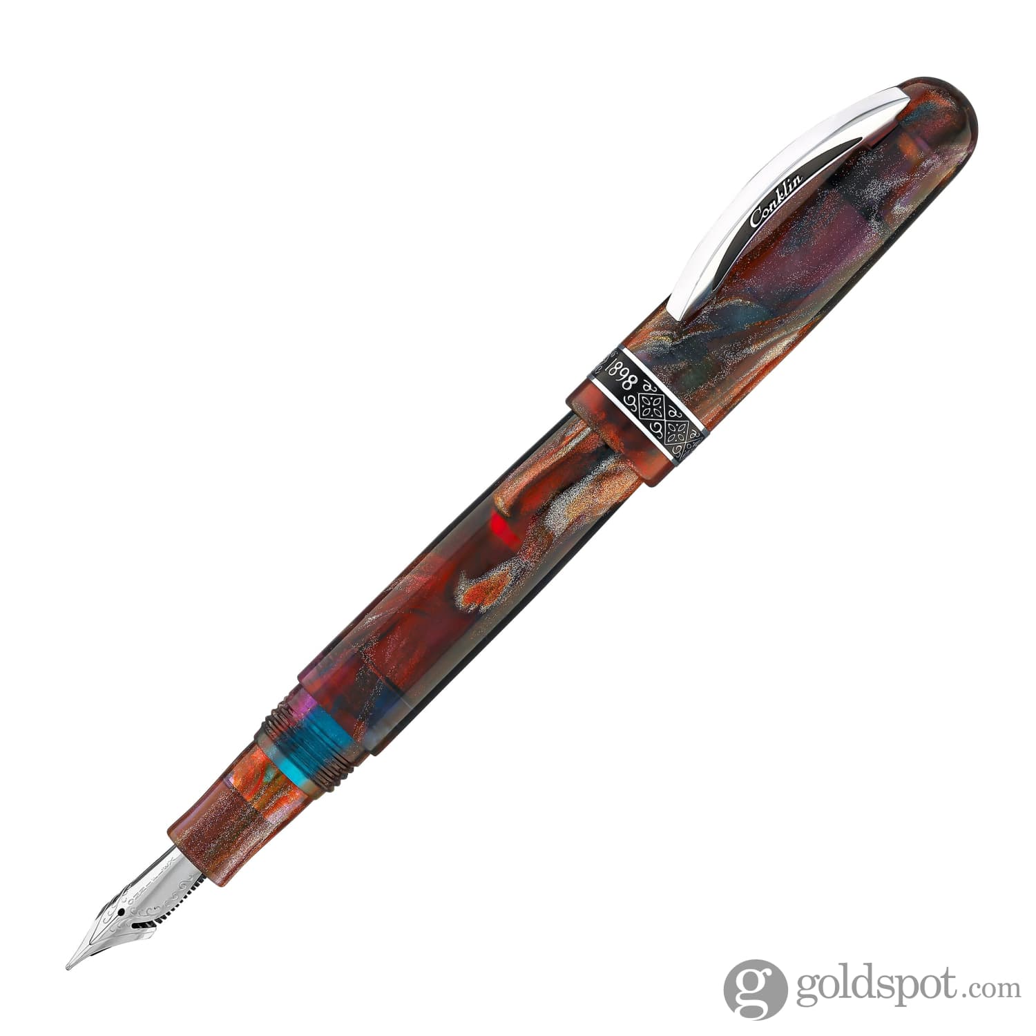 Conklin 1898 Jonathon Brooks Fountain Pen in Primary Manipulation 5.0 - Limited Edition - Image 4