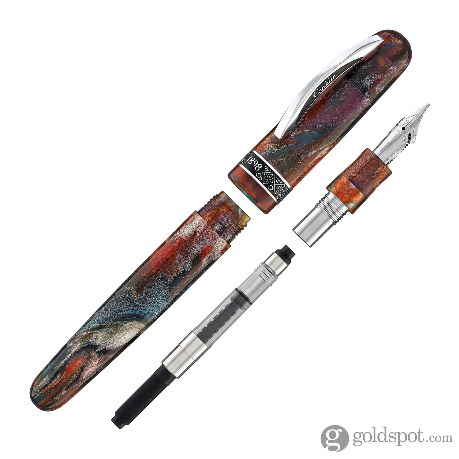 Conklin 1898 Jonathon Brooks Fountain Pen in Primary Manipulation 5.0 - Limited Edition - Image 8