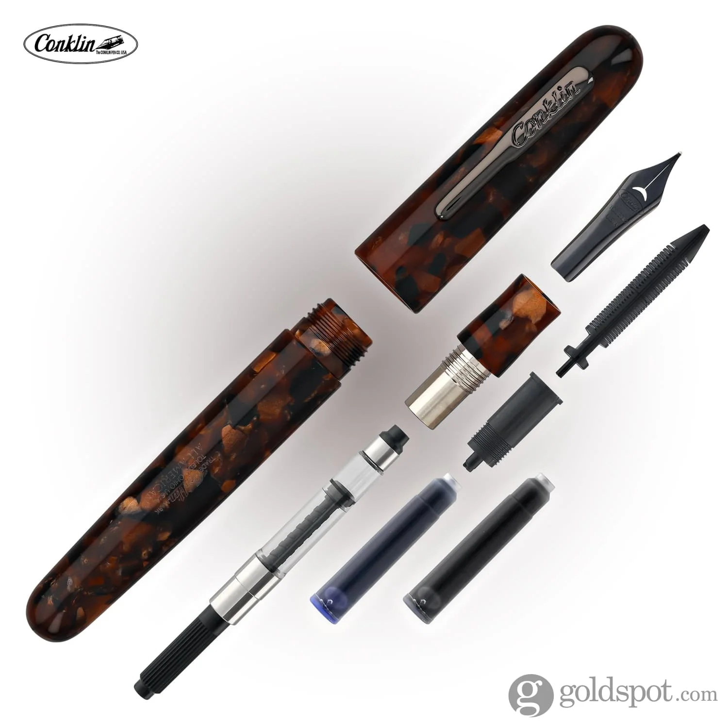 Conklin All American Fountain Pen in Brownstone - Image 7