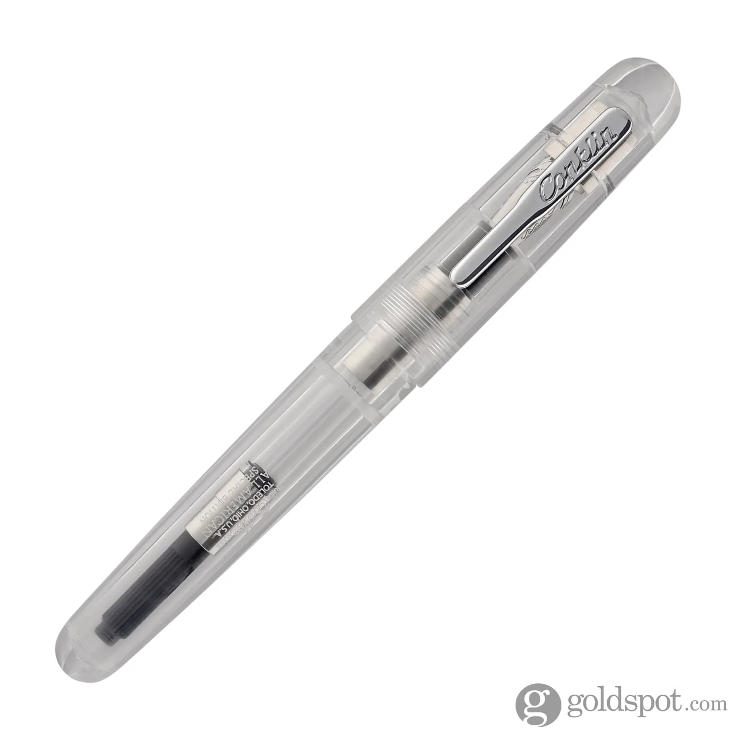 Conklin All American Fountain Pen in Demo White - Image 4