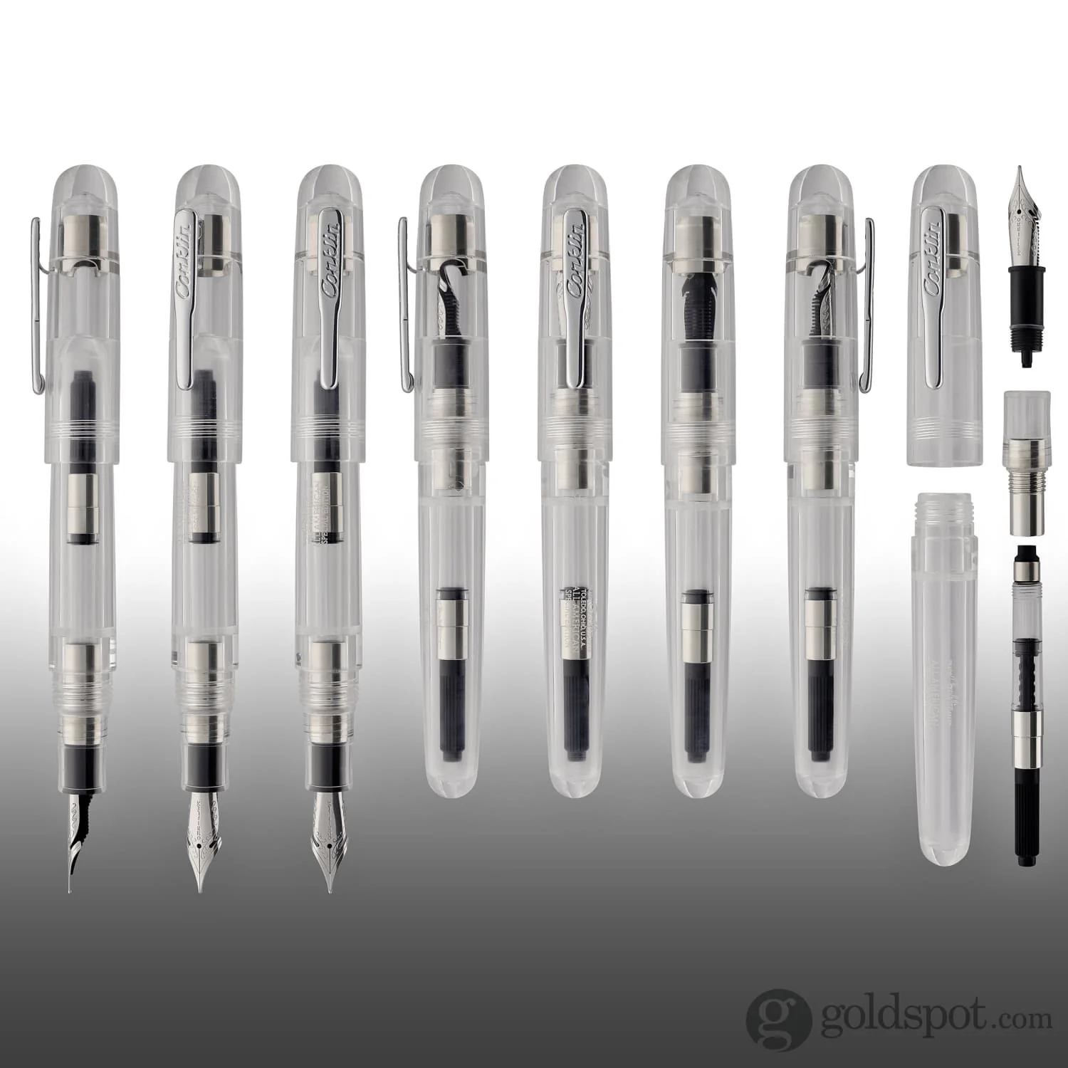 Conklin All American Fountain Pen in Demo White - Image 8