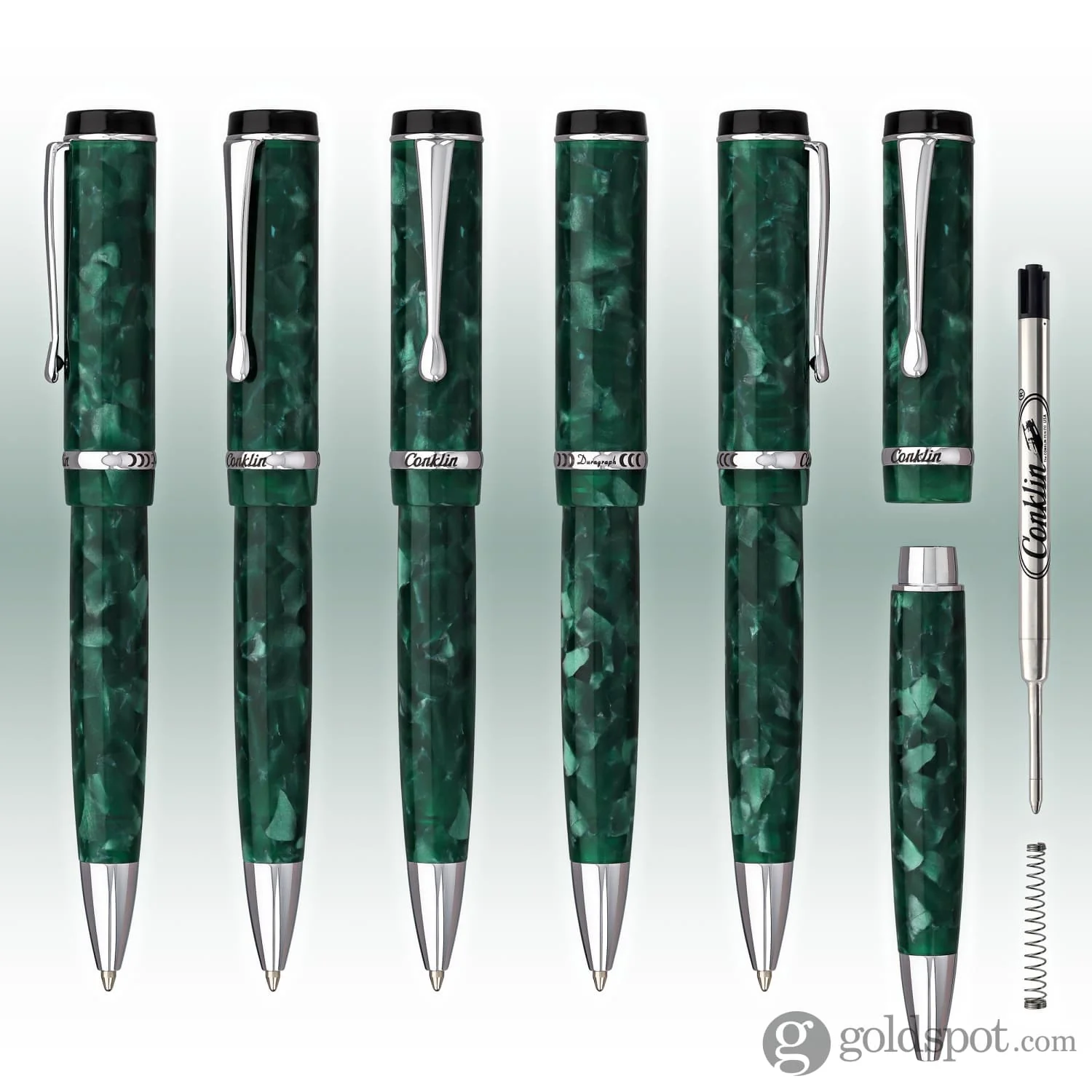 Conklin Duragraph Ballpoint Pen in Forest Green - Image 7