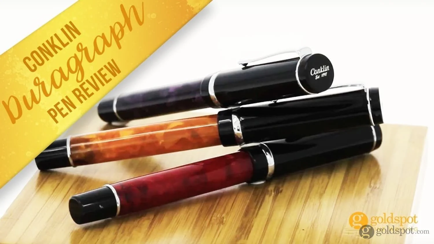 Conklin Duragraph Fountain Pen in Red Nights - Image 7