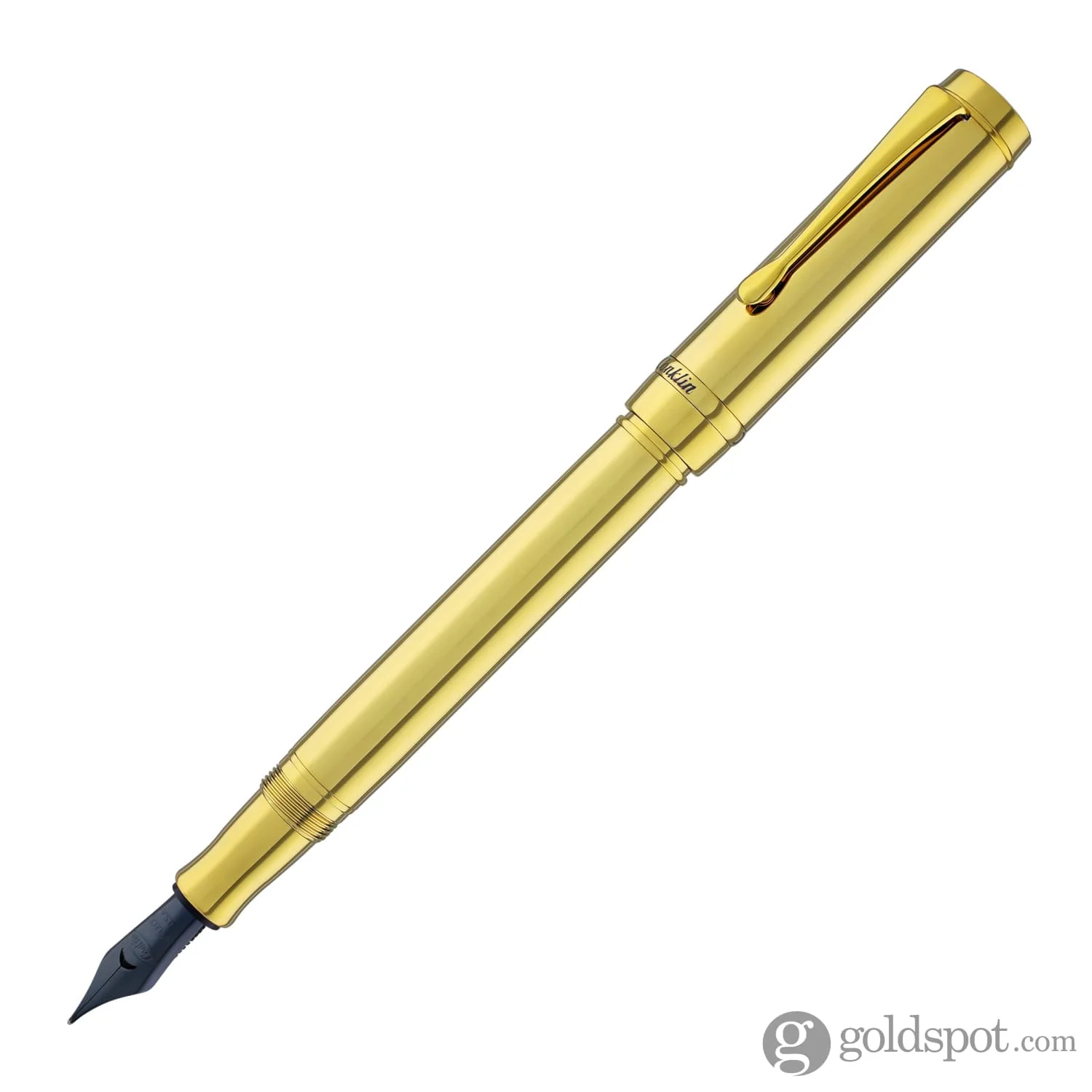 Conklin Duragraph Metal Fountain Pen in Gold - Image 2