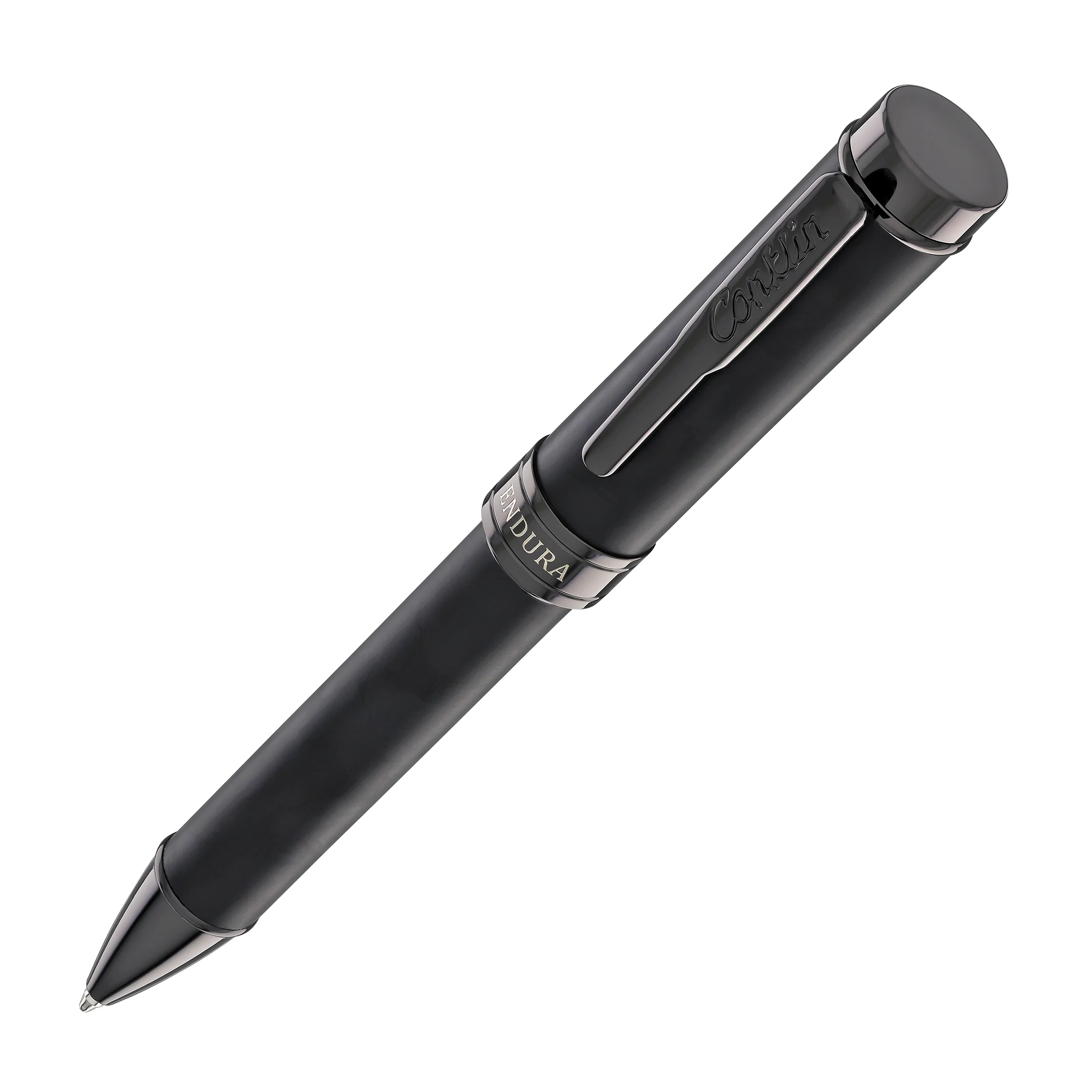 Conklin Endura Ballpoint Pen in Forged Carbon Fiber with Gunmetal Trim - Limited Edition
