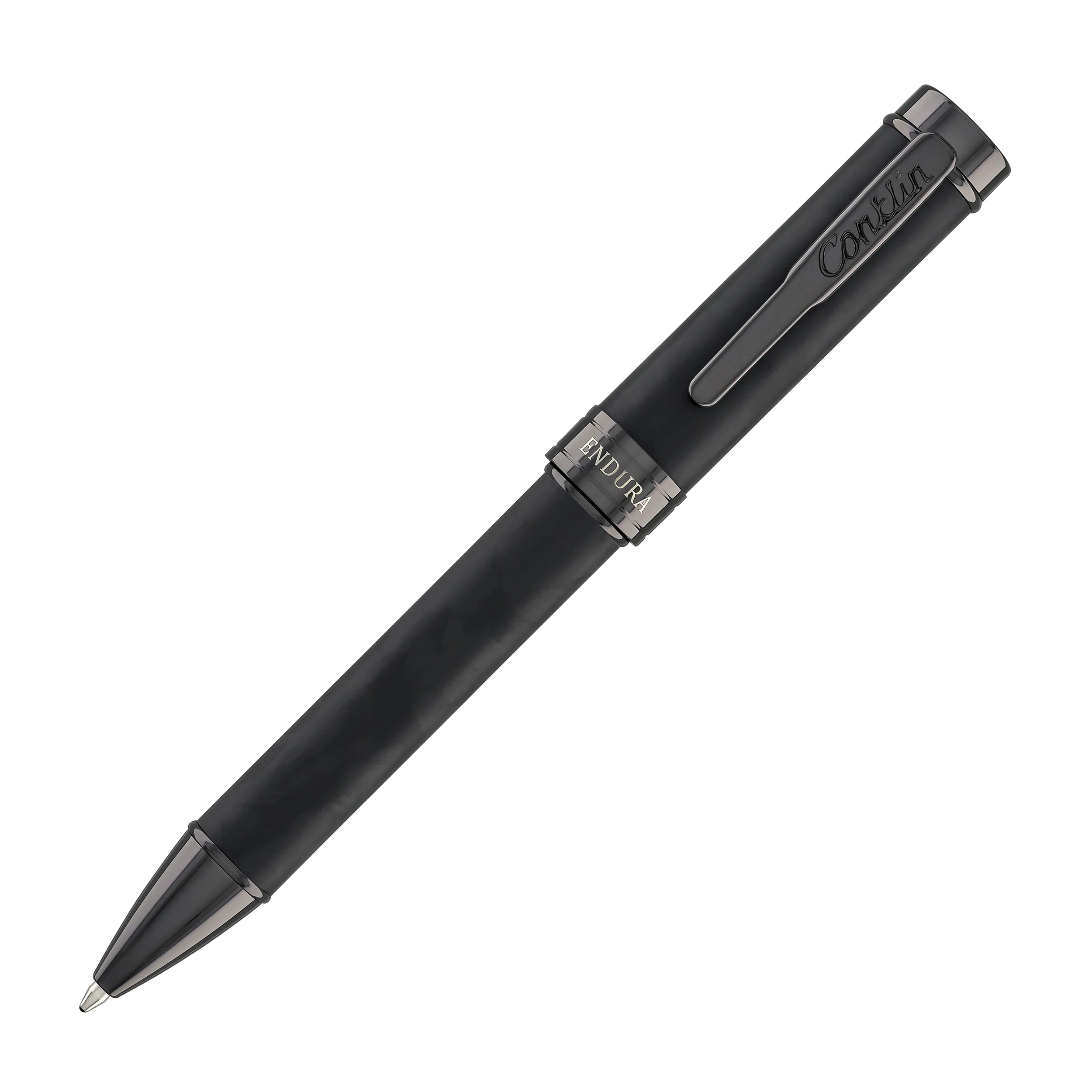 Conklin Endura Ballpoint Pen in Forged Carbon Fiber with Gunmetal Trim - Limited Edition - Image 2