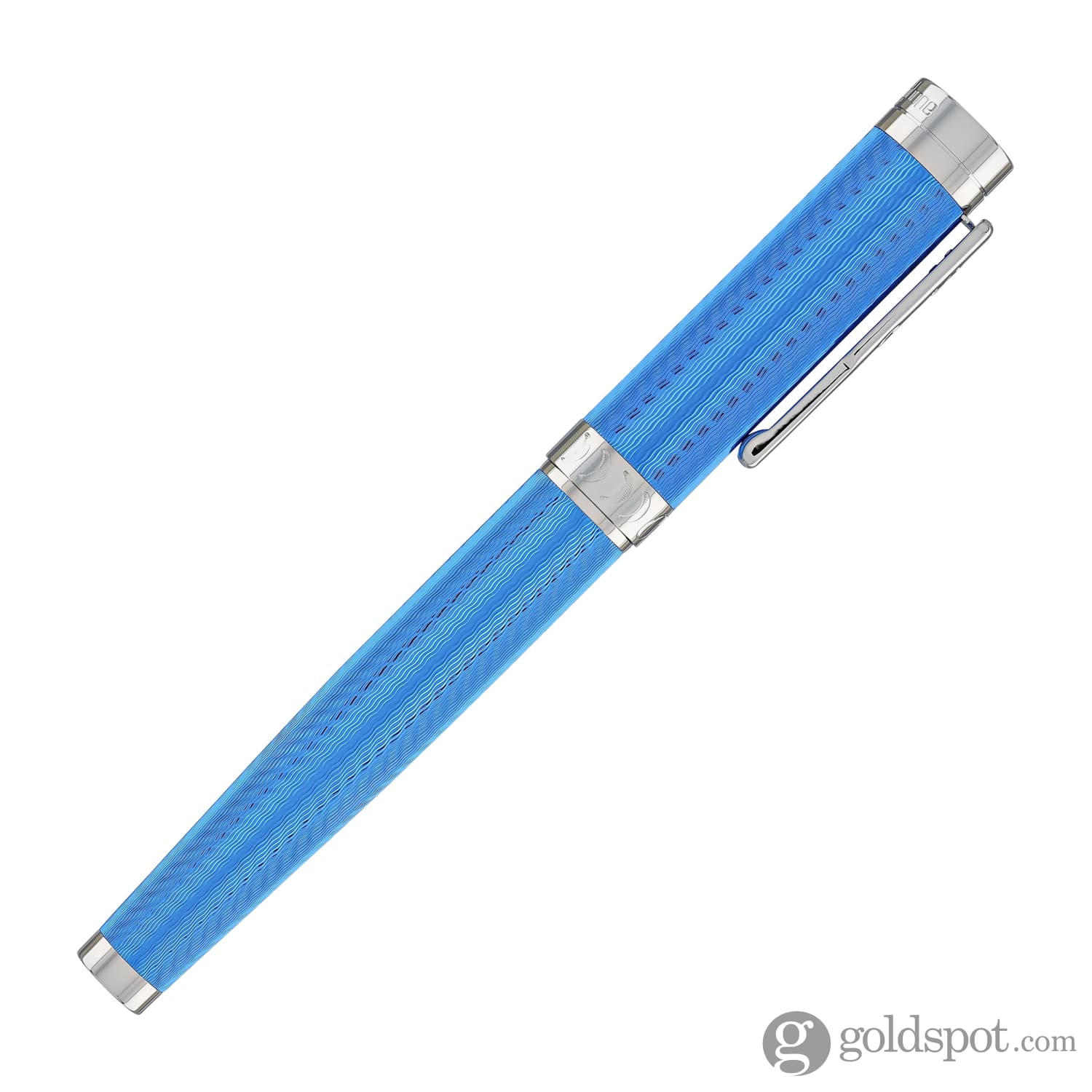 Conklin Herringbone Signature Fountain Pen in Blue - Image 6