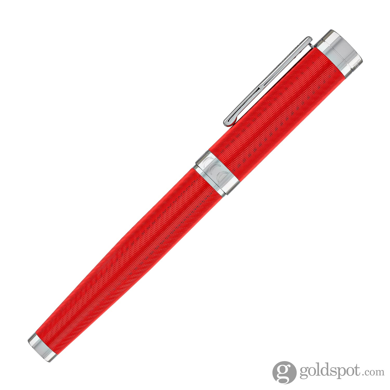 Conklin Herringbone Signature Fountain Pen in Red - Image 5