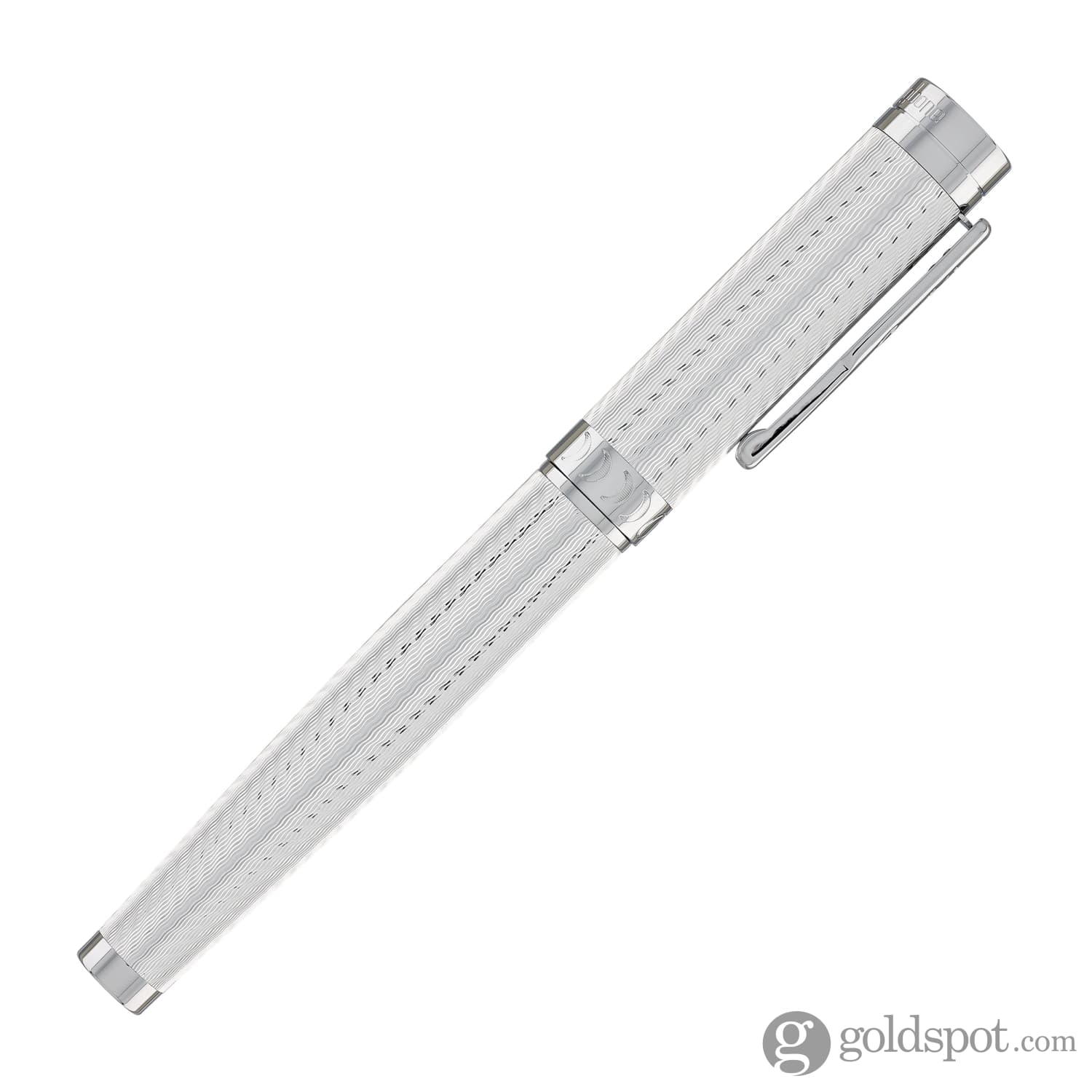 Conklin Herringbone Signature Fountain Pen in Silver - Image 6