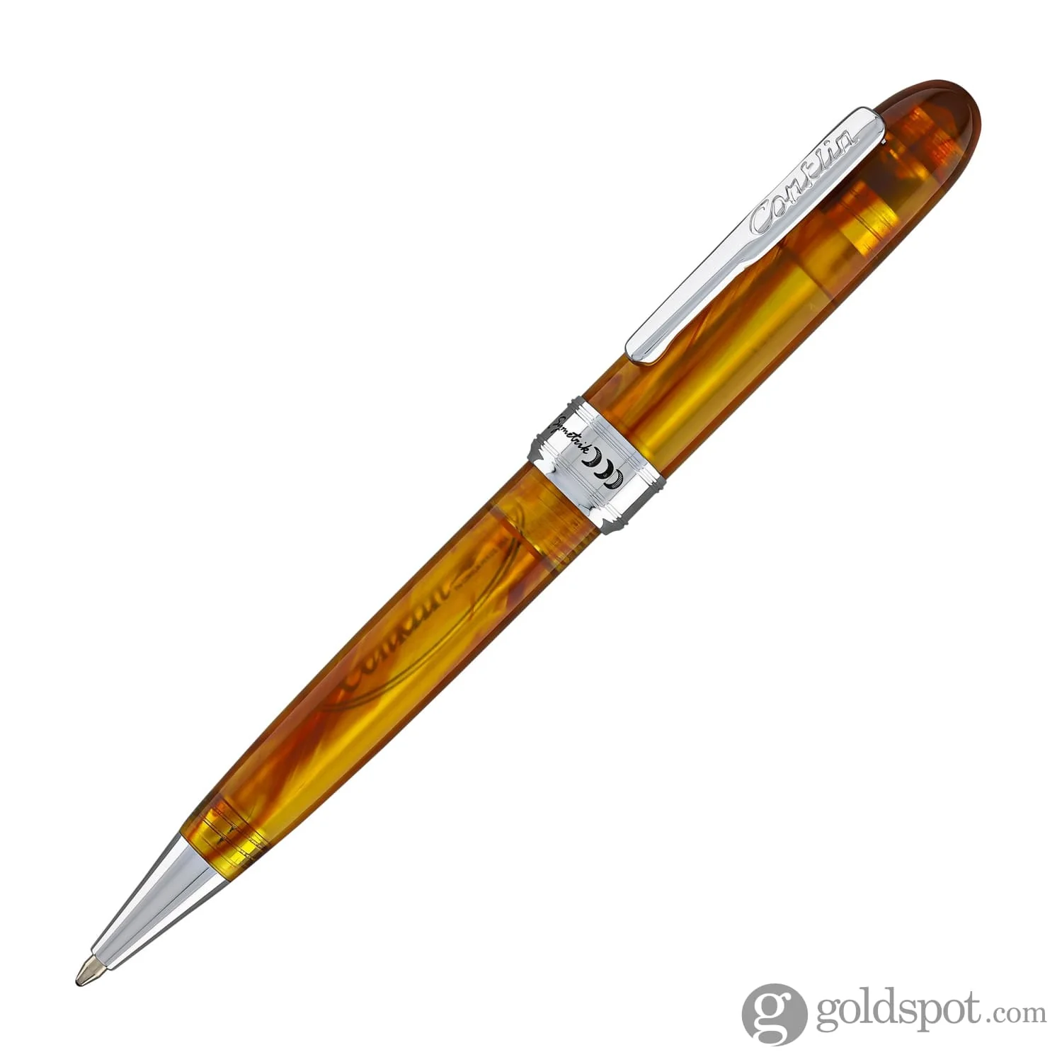 Conklin Symetrik Ballpoint Pen in Precious Amber - Image 2