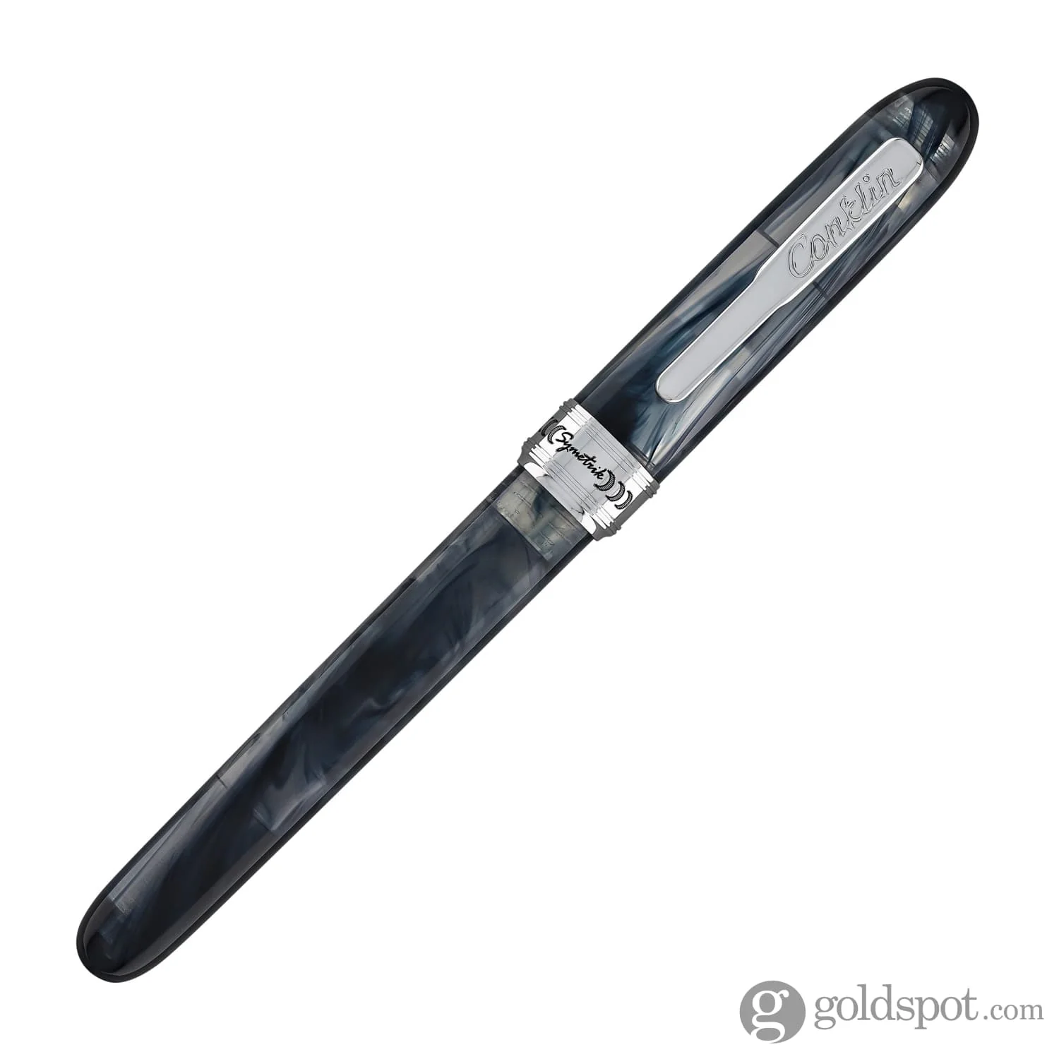 Conklin Symetrik Fountain Pen in Blue Supernova - Image 4