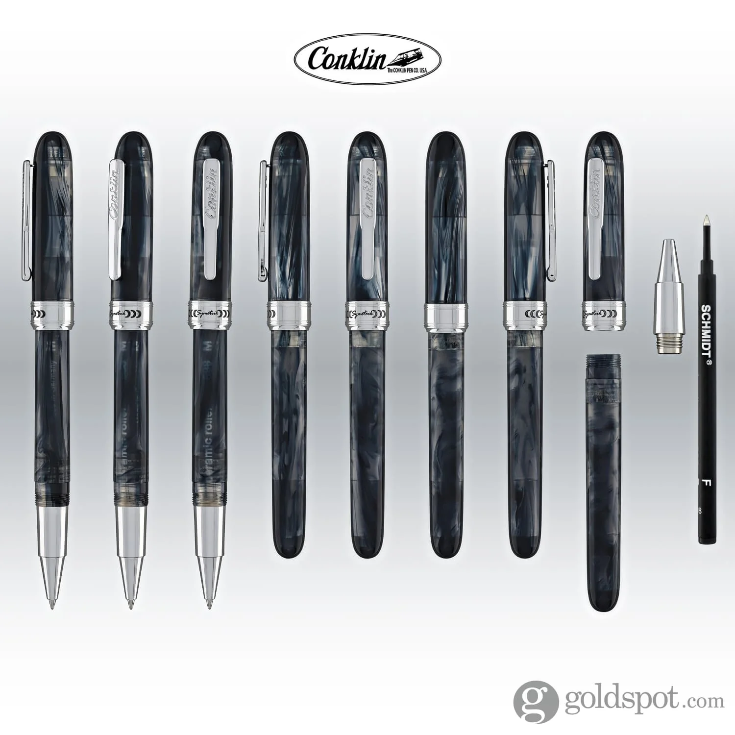 Conklin Symetrik Rollerball Pen in Blue Supernova - Image 8
