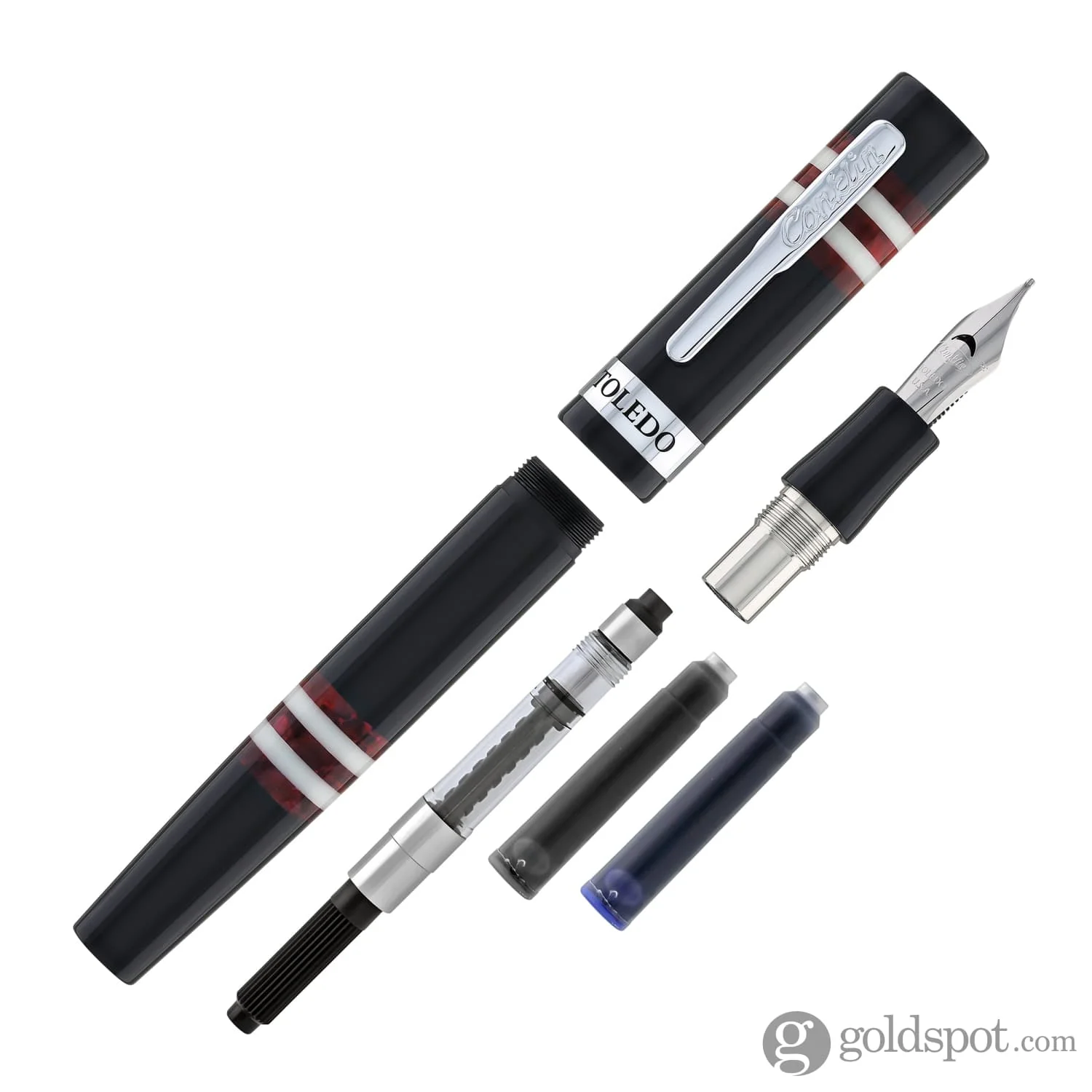 Conklin Toledo Fountain Pen in Burgundy - Image 7