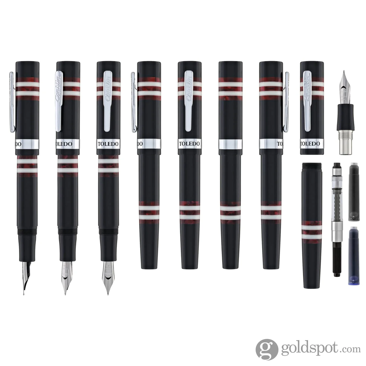 Conklin Toledo Fountain Pen in Burgundy - Image 8