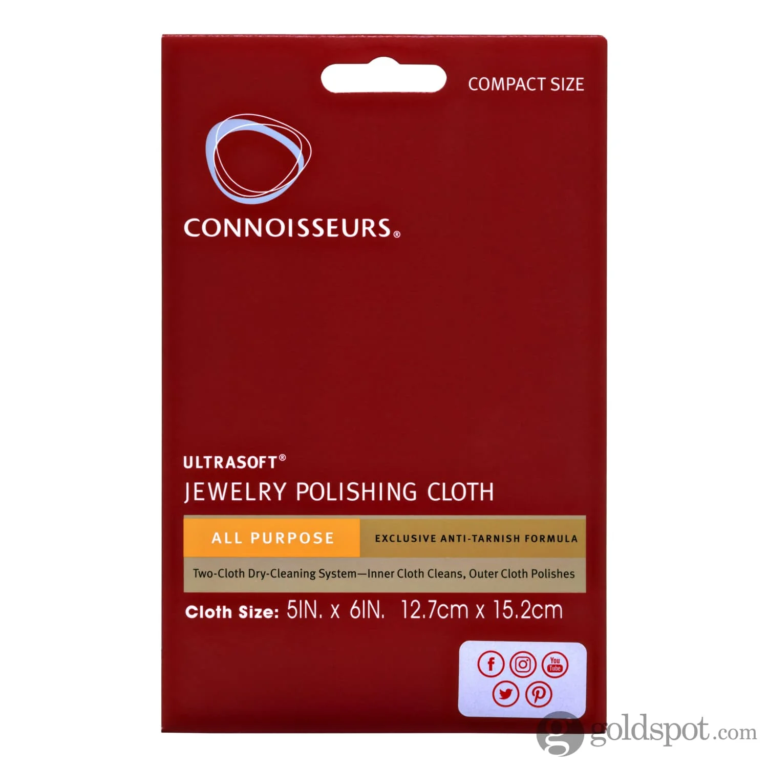 Connoisseurs Goldspot Pen and Jewelry Cleaning Cloth - Image 4