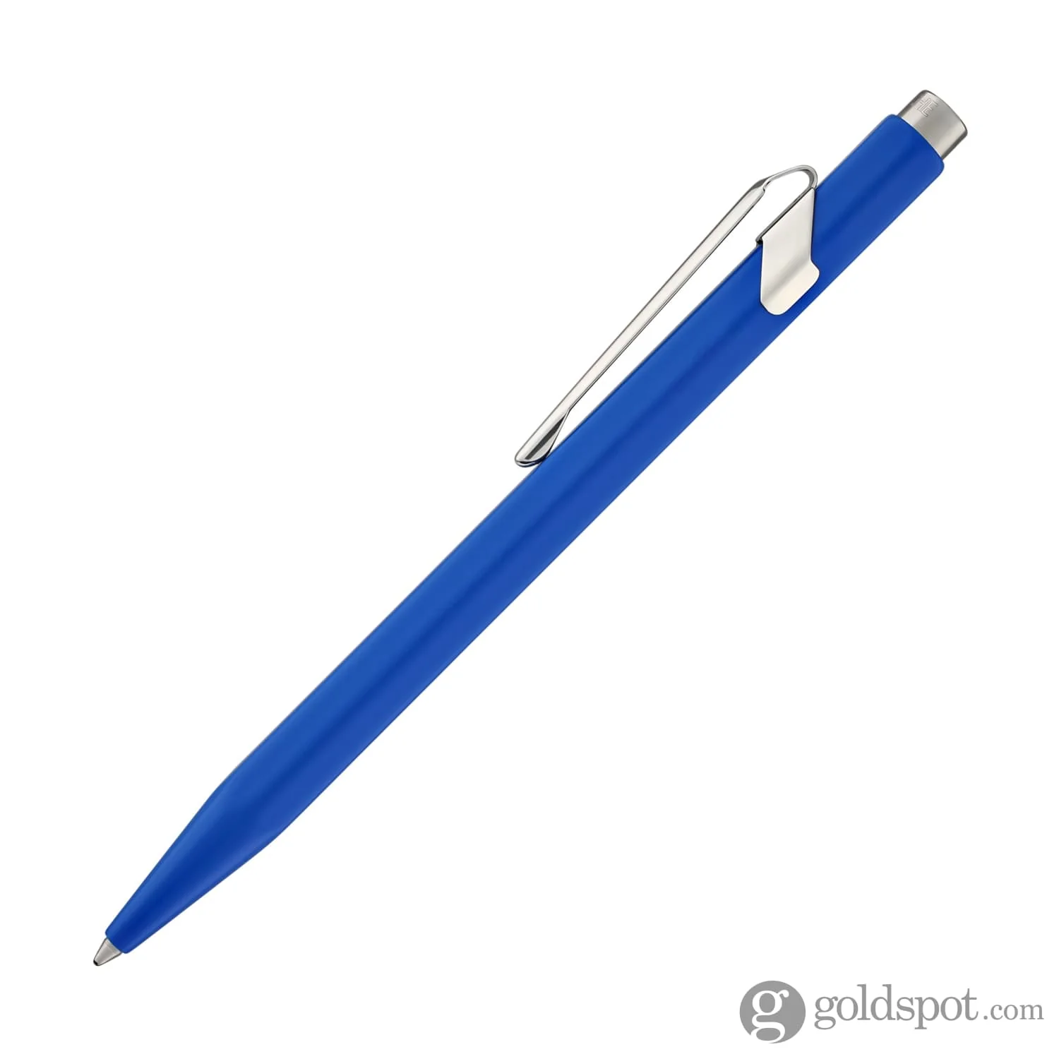 Caran d'Ache 849 Metal Ballpoint Pen in Blue - Image 3