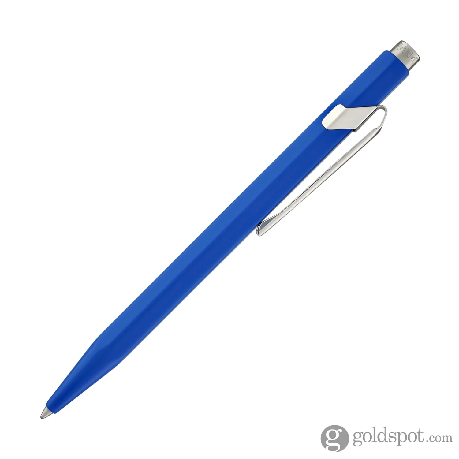Caran d'Ache 849 Metal Ballpoint Pen in Blue - Image 5