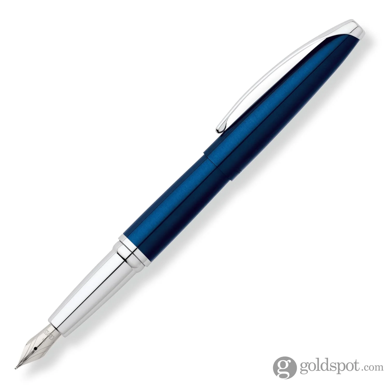 Cross ATX Fountain Pen in Translucent Blue Lacquer - Image 2