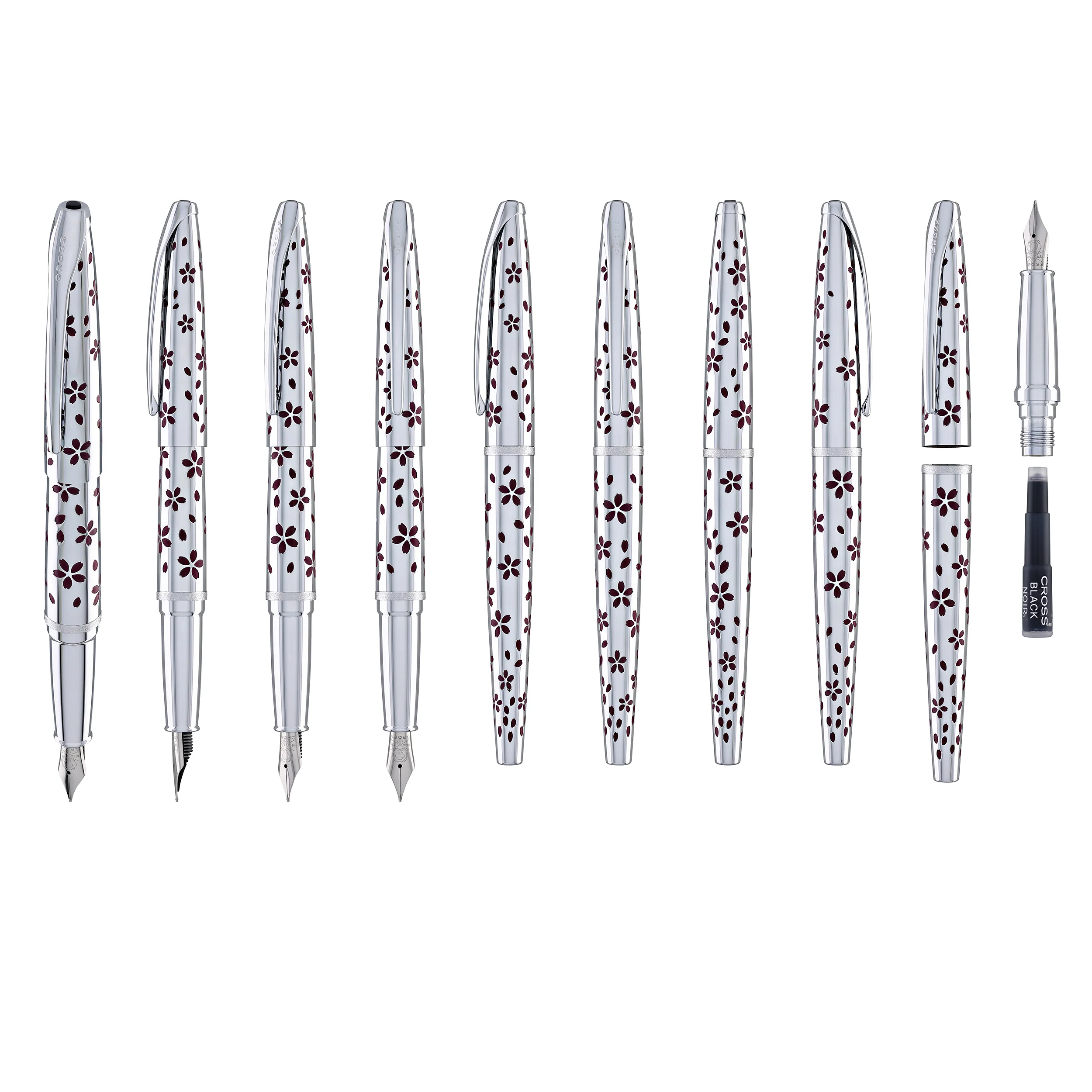 Cross ATX Sakura Fountain Pen in Cherry Blossom - Medium Point - Image 9