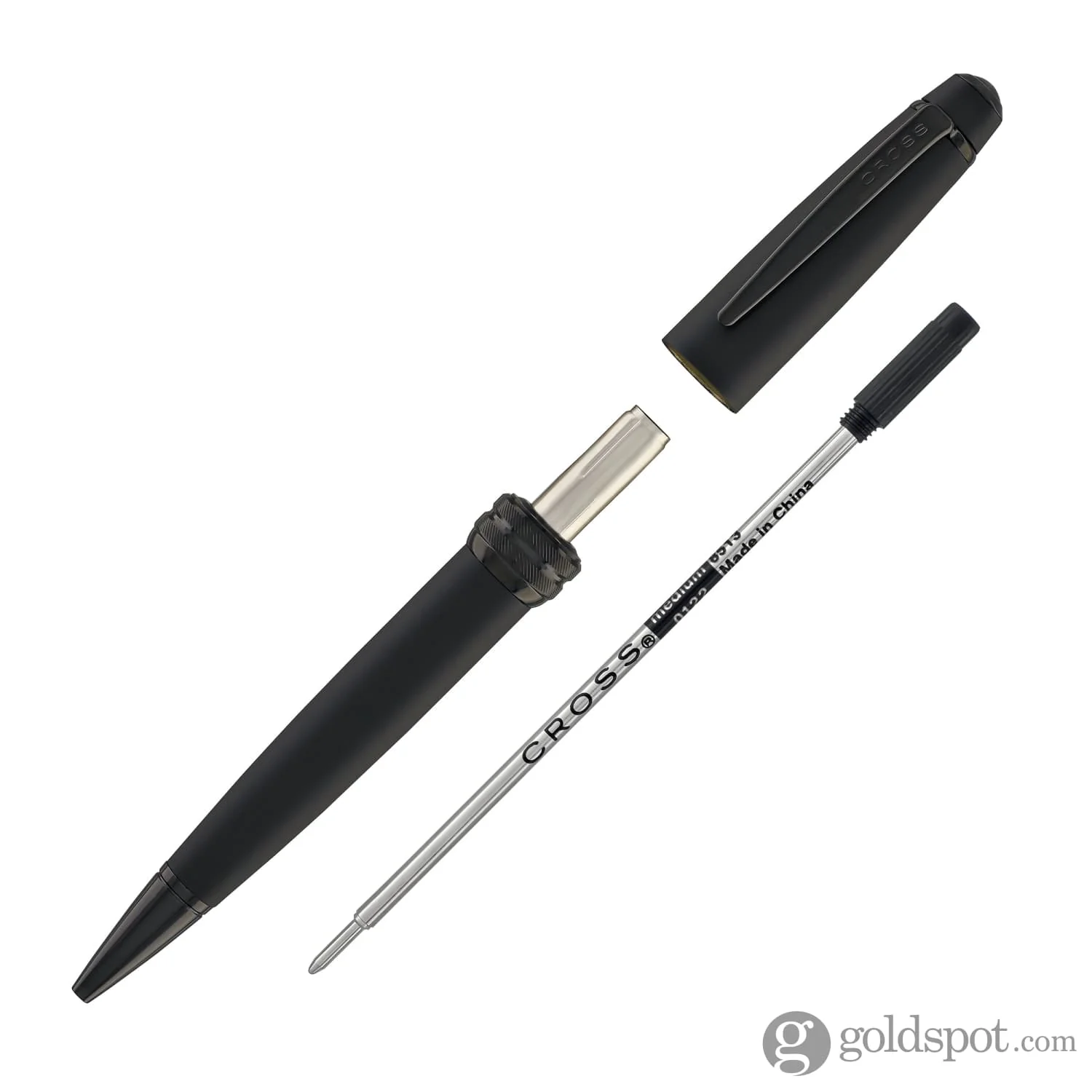 Cross Bailey Ballpoint Pen Matte Black Lacquer PVD - Image 5