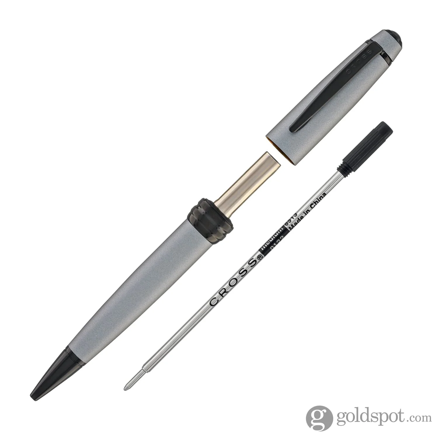 Cross Bailey Ballpoint Pen Matte Gray Lacquer PVD - Image 5
