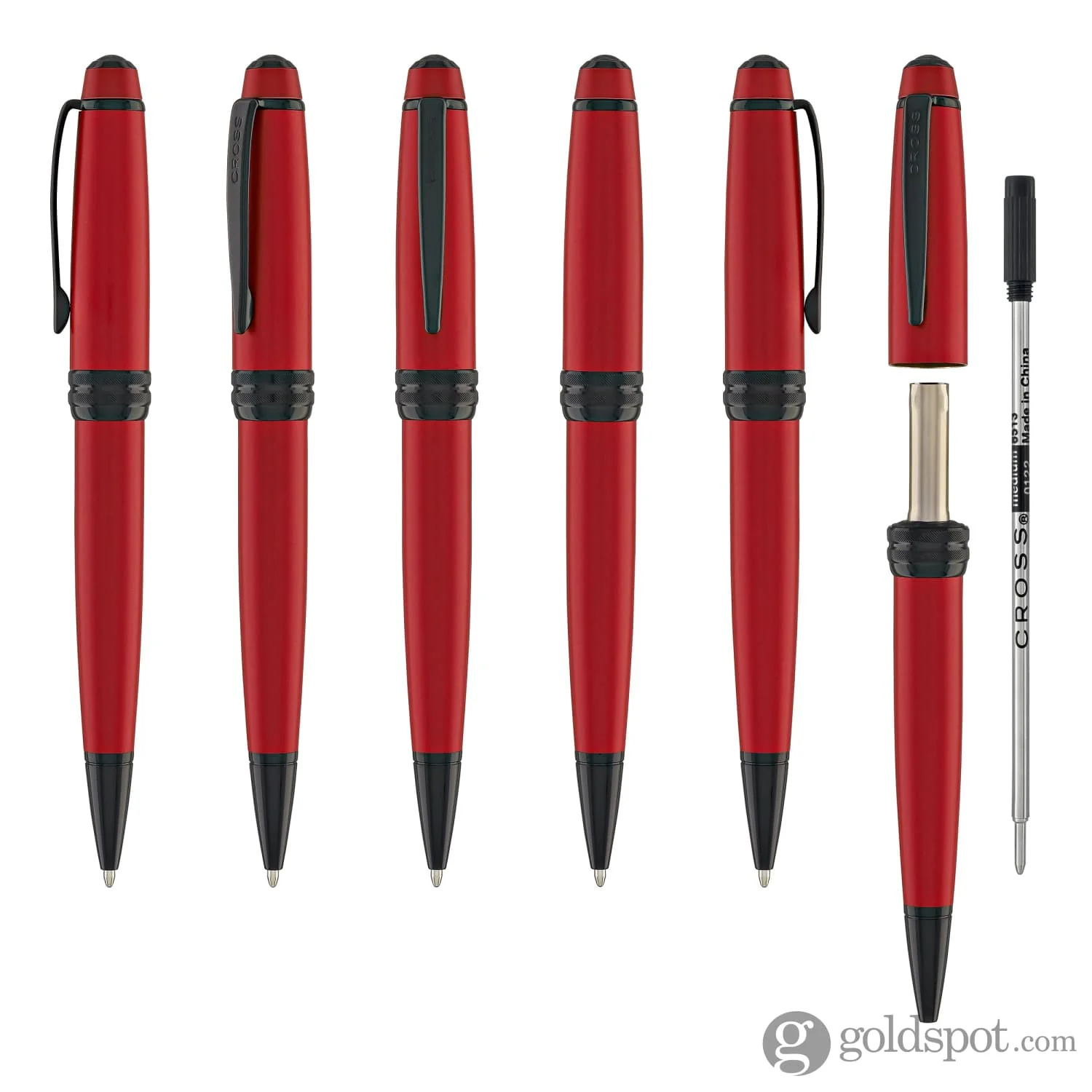 Cross Bailey Ballpoint Pen Matte Red Lacquer PVD - Image 6