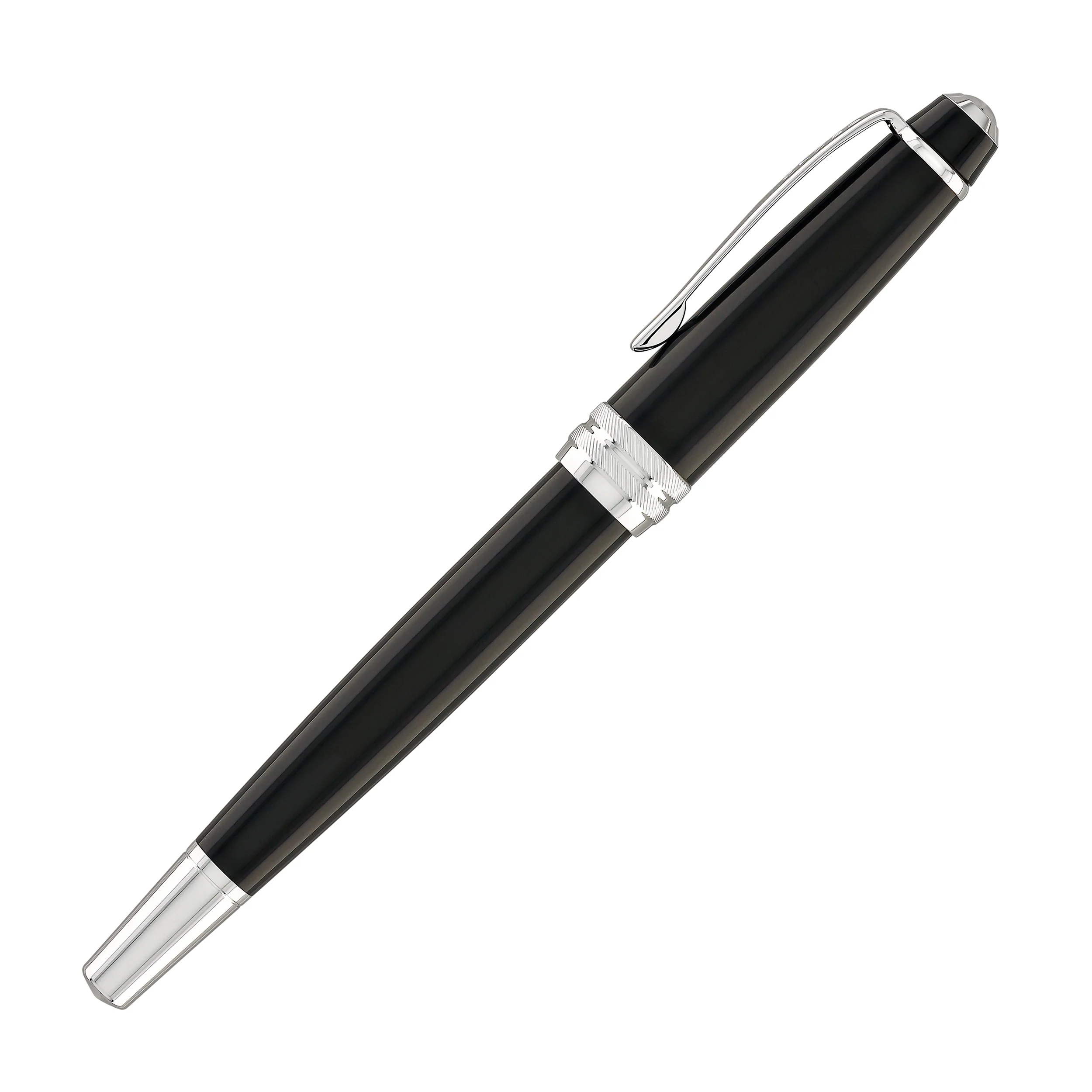 Cross Bailey Fountain Pen in Black Lacquer - Medium Point - Image 5