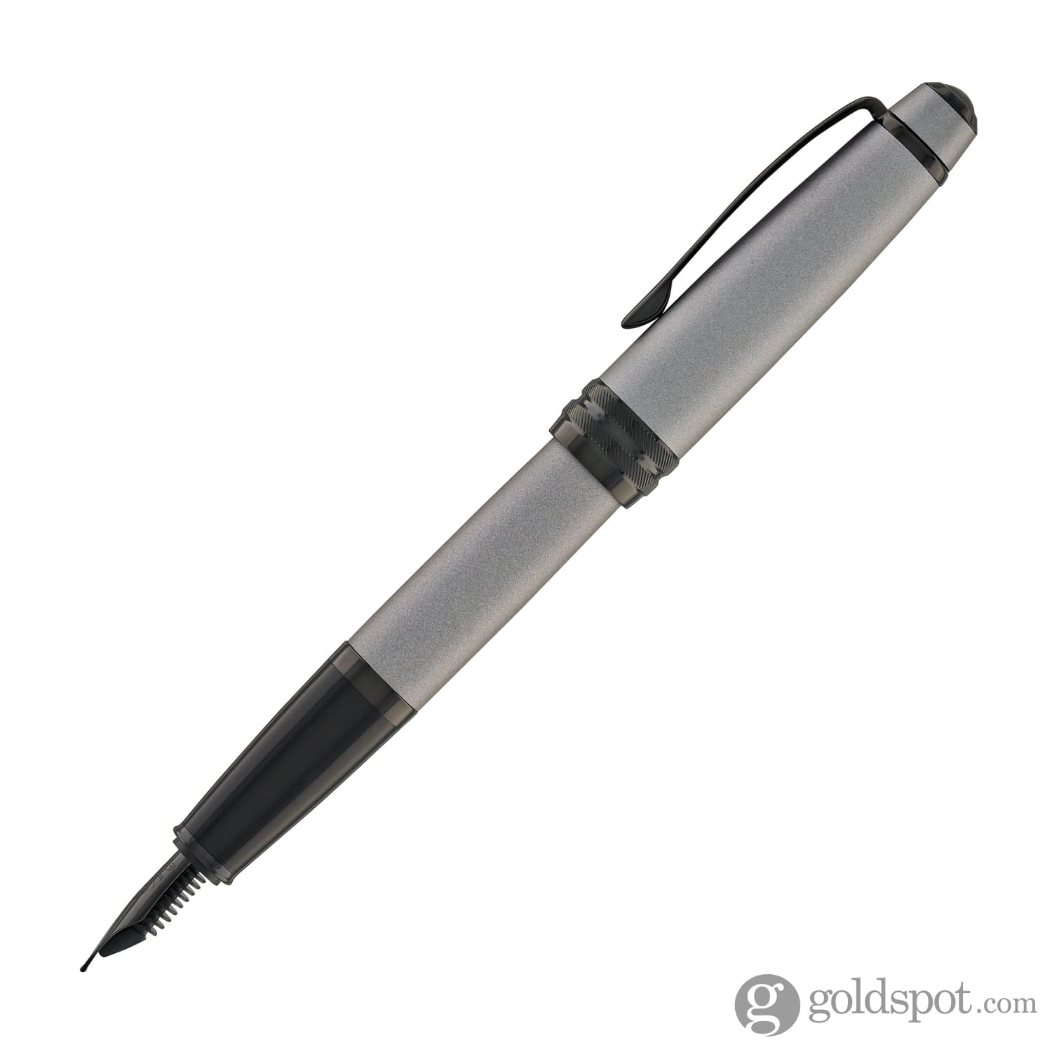 Cross Bailey Fountain Pen in Matte Gray Lacquer PVD - Image 4
