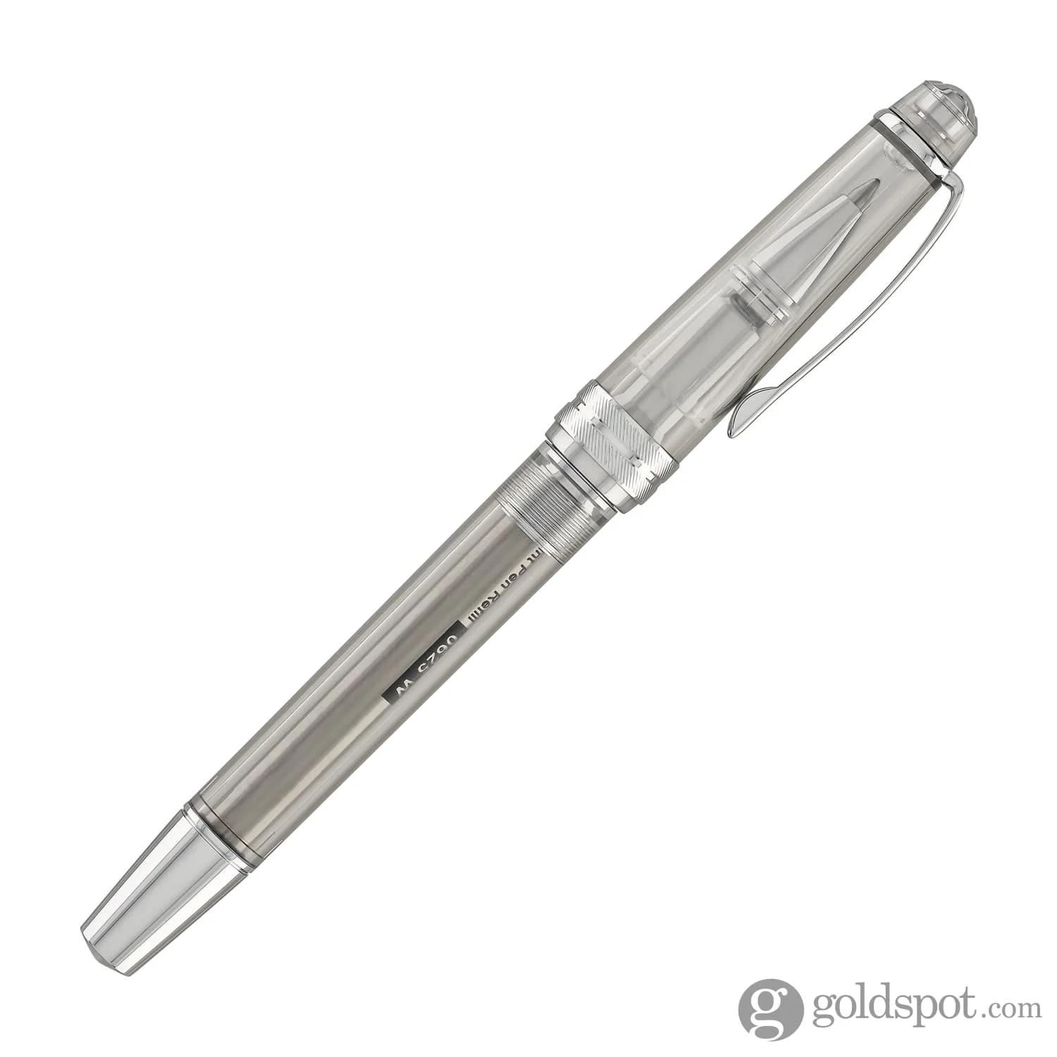 Cross Bailey Light Ballpoint Pen in Translucent Clear Resin with Chrome Trim - Image 6
