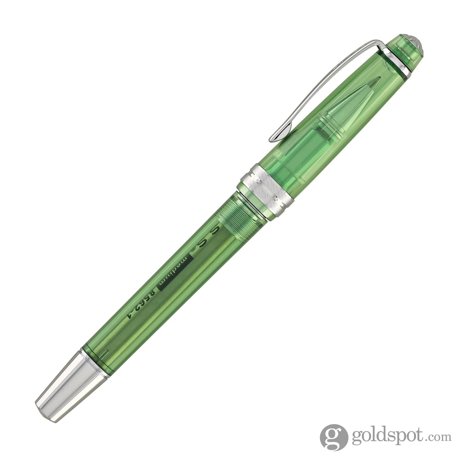 Cross Bailey Light Ballpoint Pen in Translucent Green Resin with Chrome Trim - Image 5