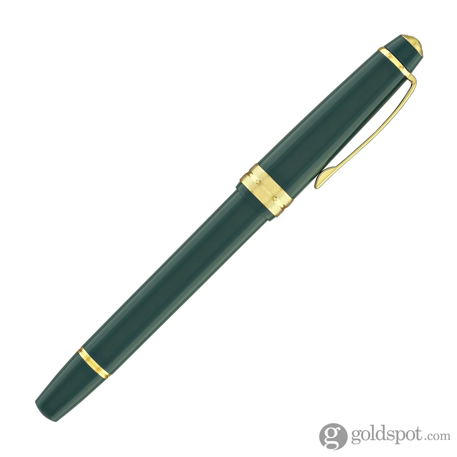 Cross Bailey Light Fountain Pen in Glossy Green Resin with Gold Trim - Image 6